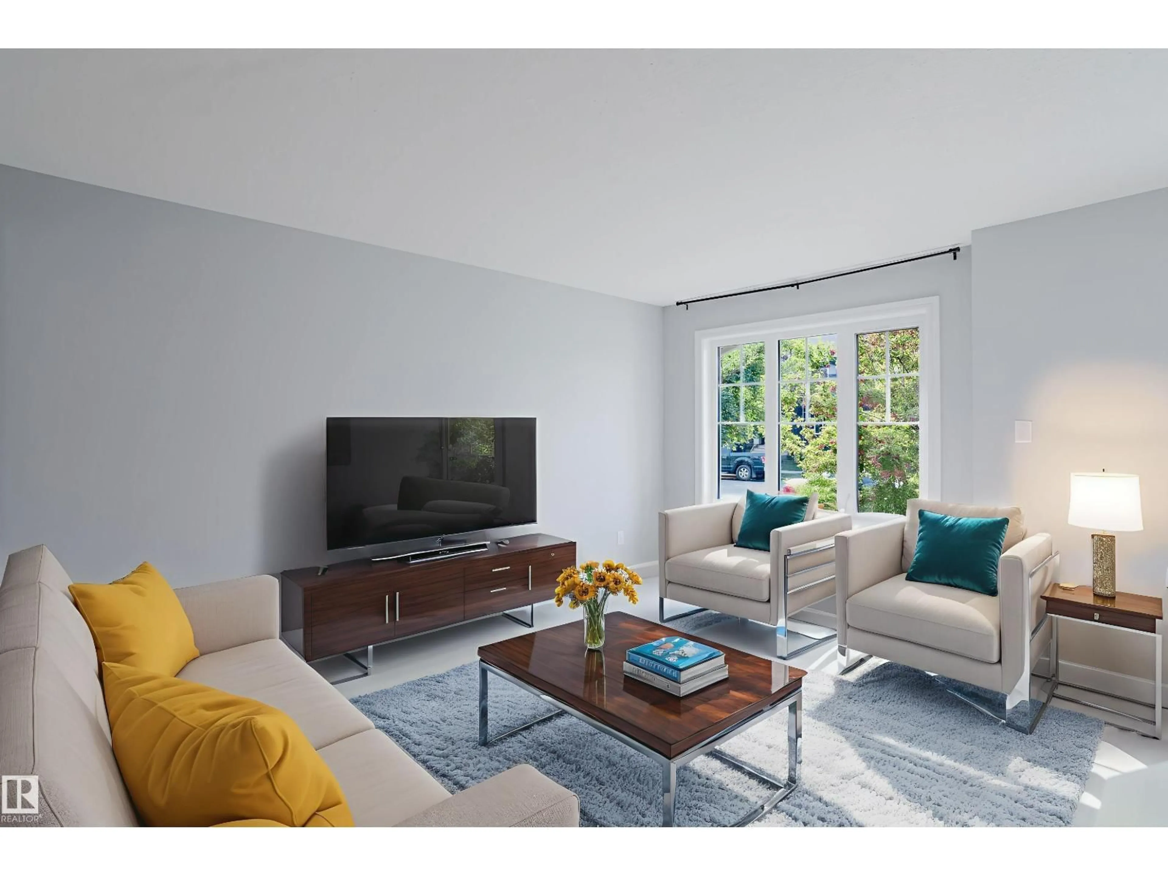 Living room with furniture, unknown for 184 DESROCHERS GATE, Edmonton Alberta T6W3H8