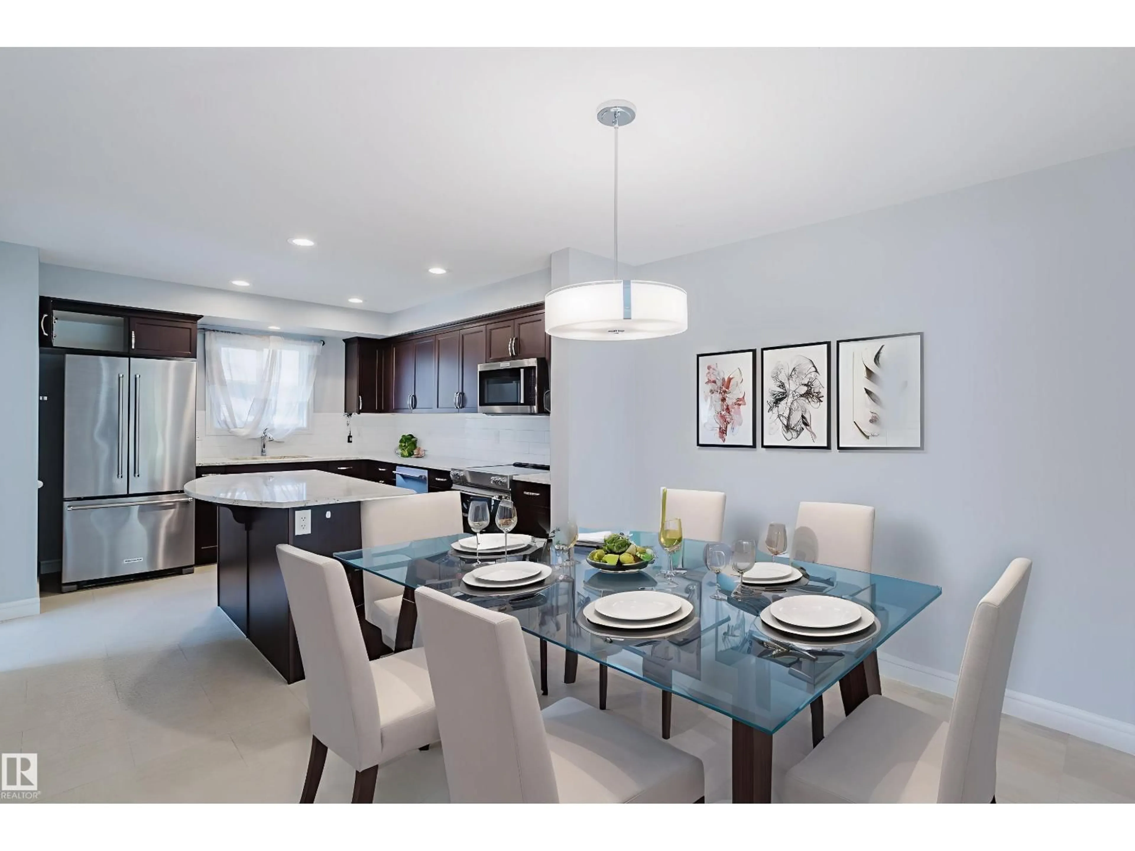 Open concept kitchen, unknown for 184 DESROCHERS GATE, Edmonton Alberta T6W3H8