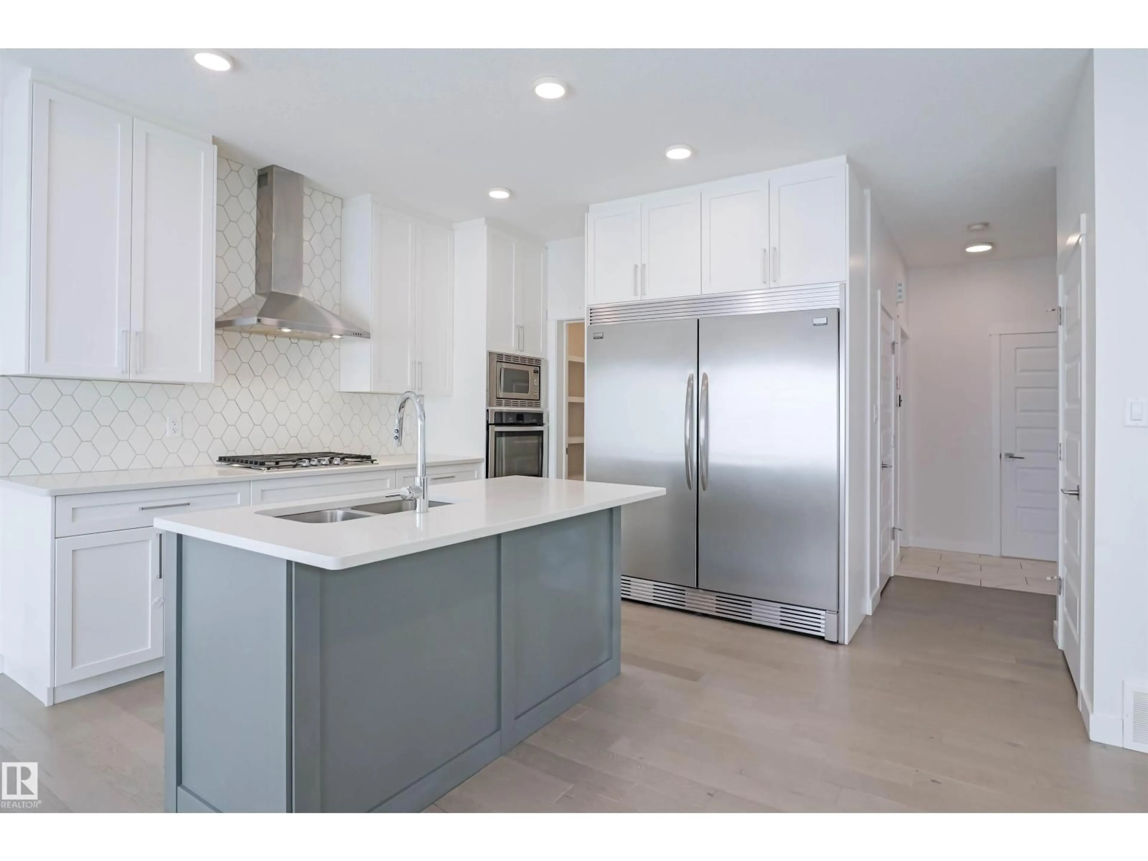 Open concept kitchen, ceramic/tile floor for SW - 2212 160 ST, Edmonton Alberta T6W4E5