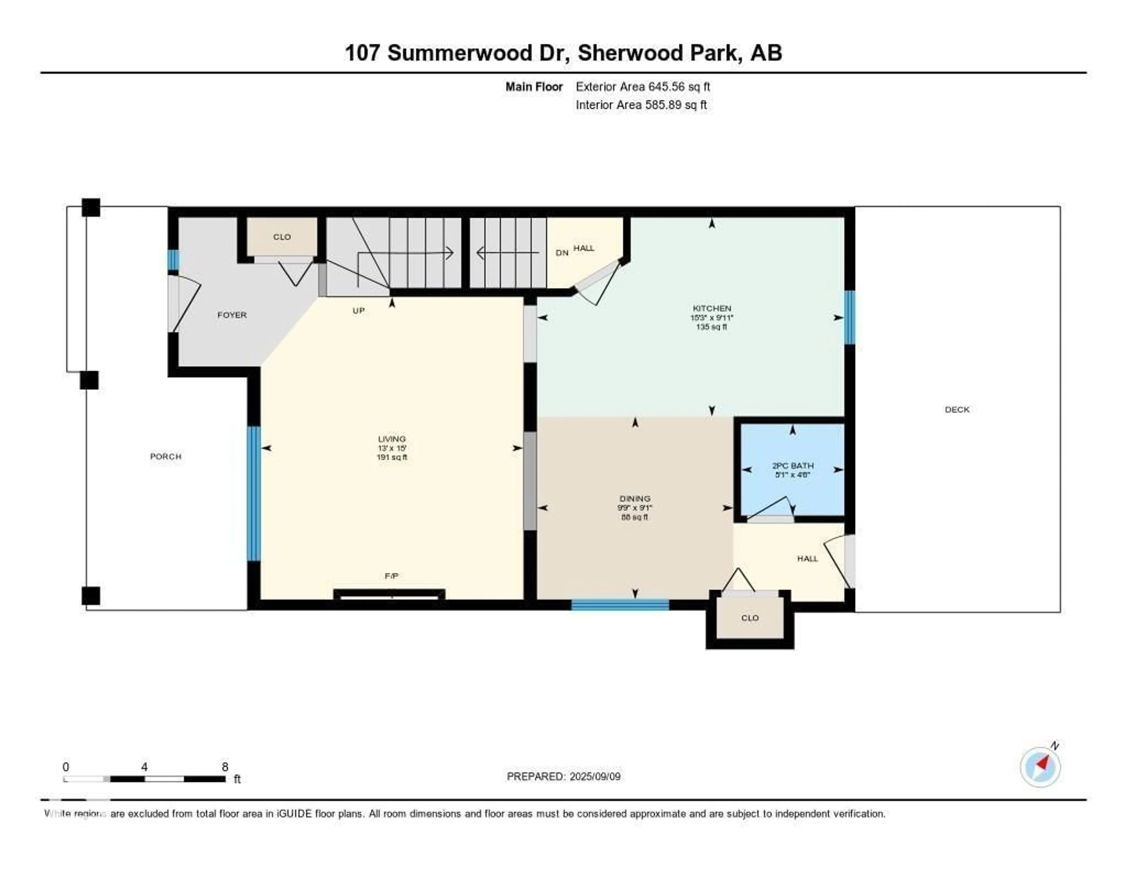 Floor plan for 107 SUMMERWOOD DR, Sherwood Park Alberta T8H0B3