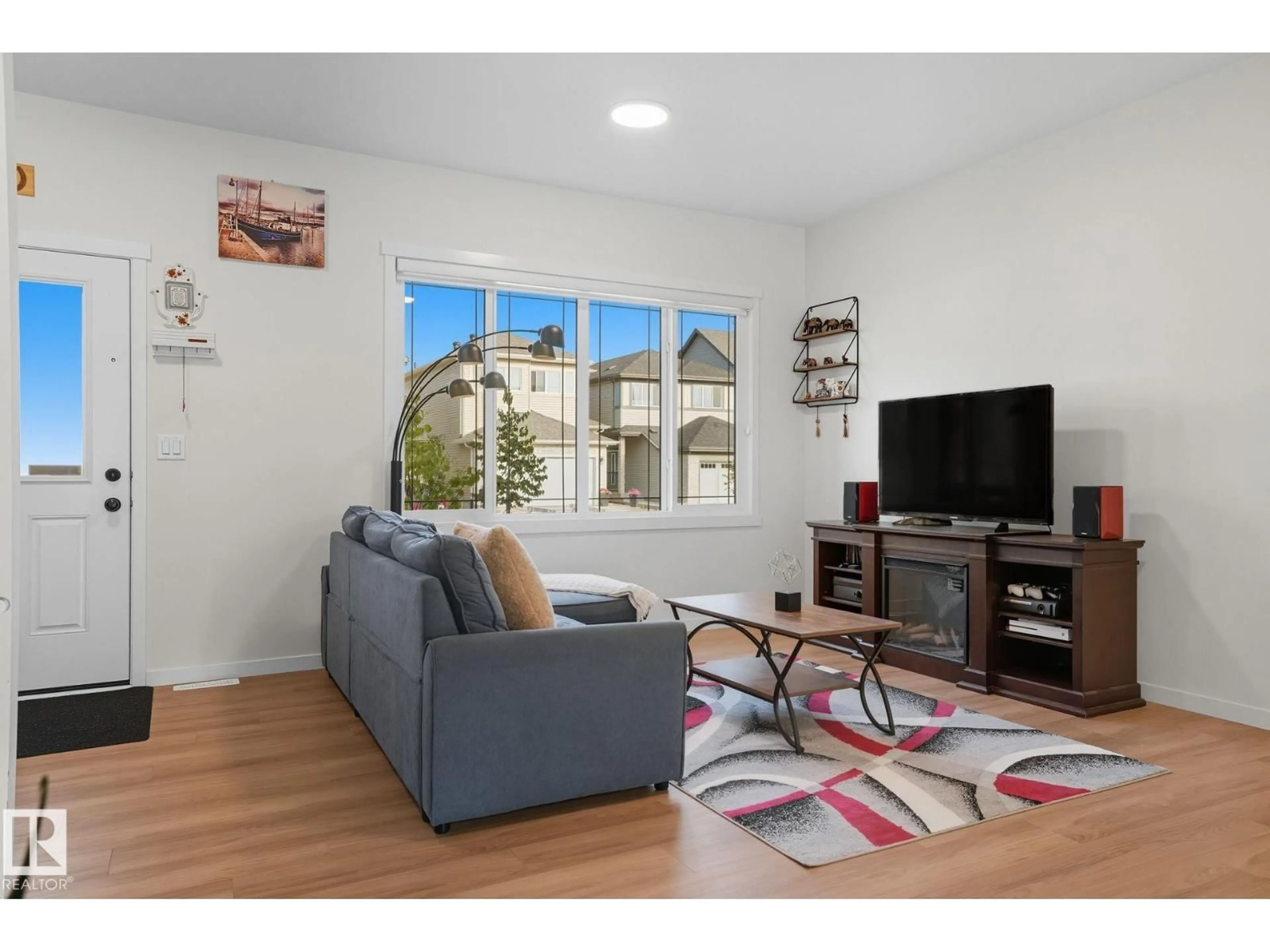 Living room with furniture, unknown for 50 NETTLE CR, St. Albert Alberta T8N7Z8