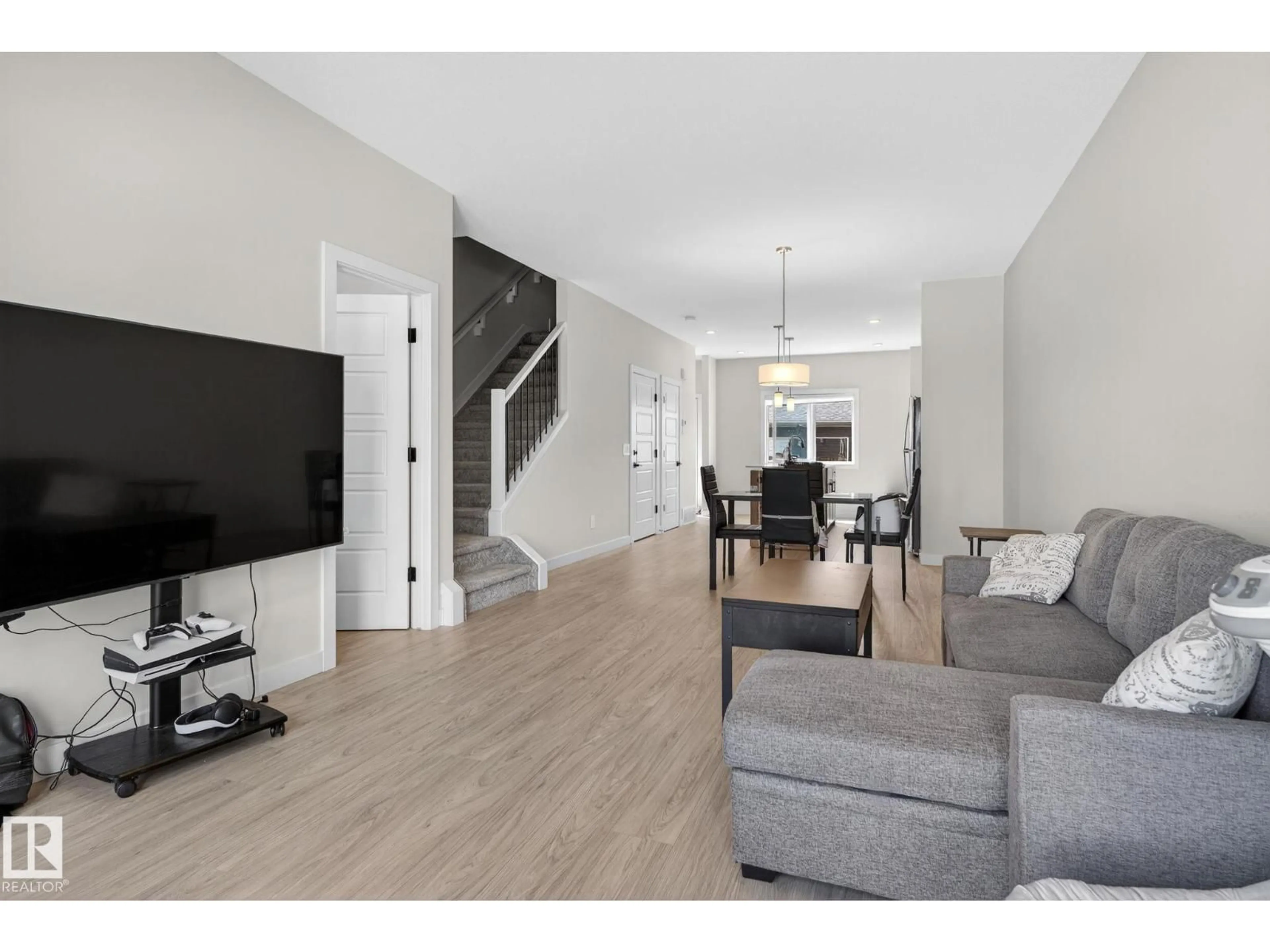 Living room with furniture, unknown for NW - 7133 178 AV, Edmonton Alberta T5Z0T8