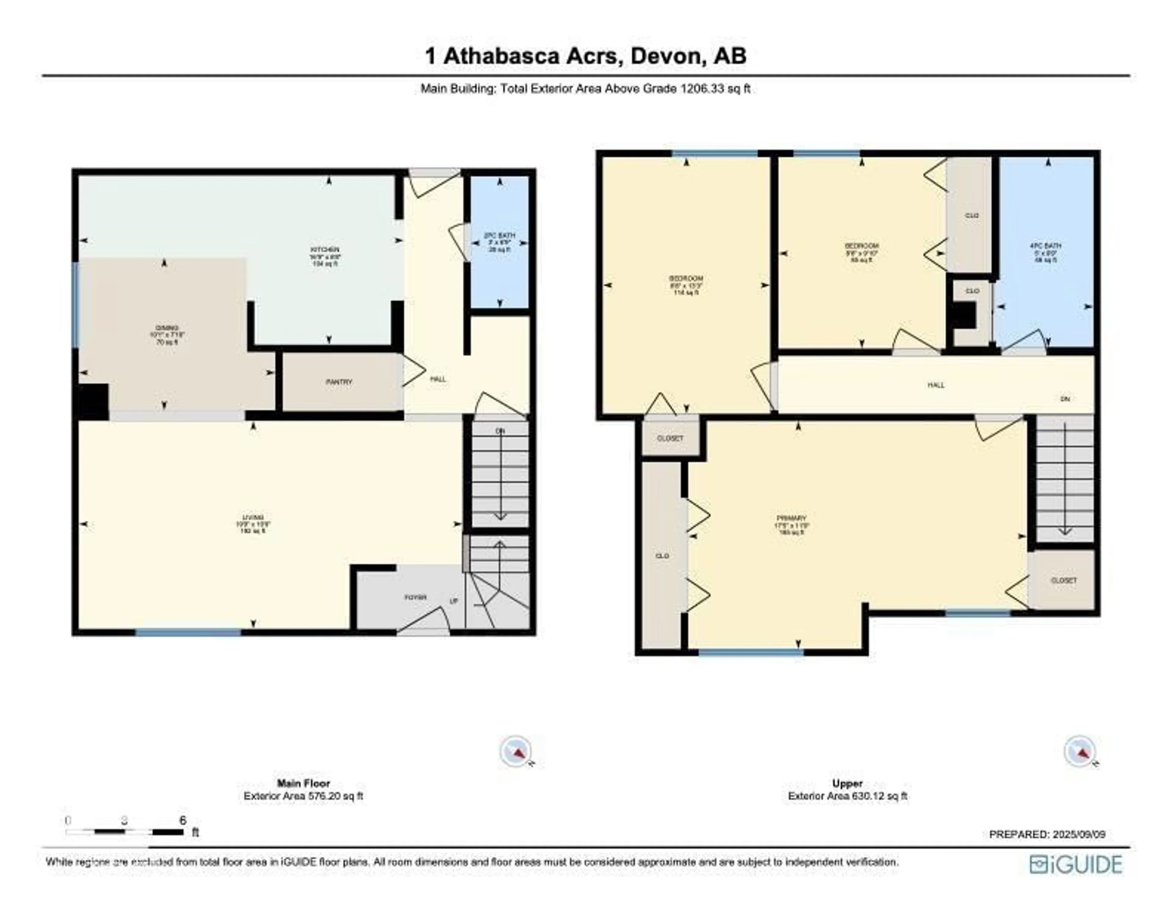 Floor plan for 1 ATHABASCA AC, Devon Alberta T9G1L8