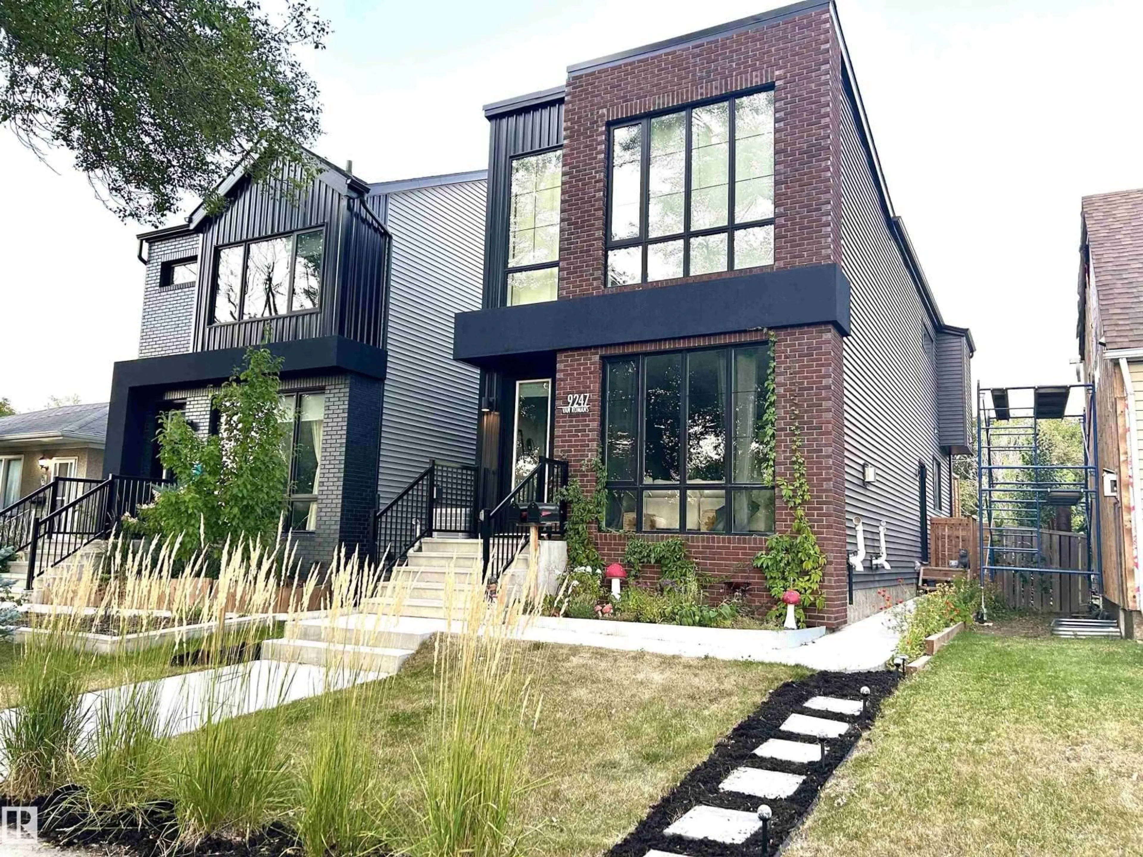 Home with brick exterior material, street for 9247 77 ST, Edmonton Alberta T6C2M2
