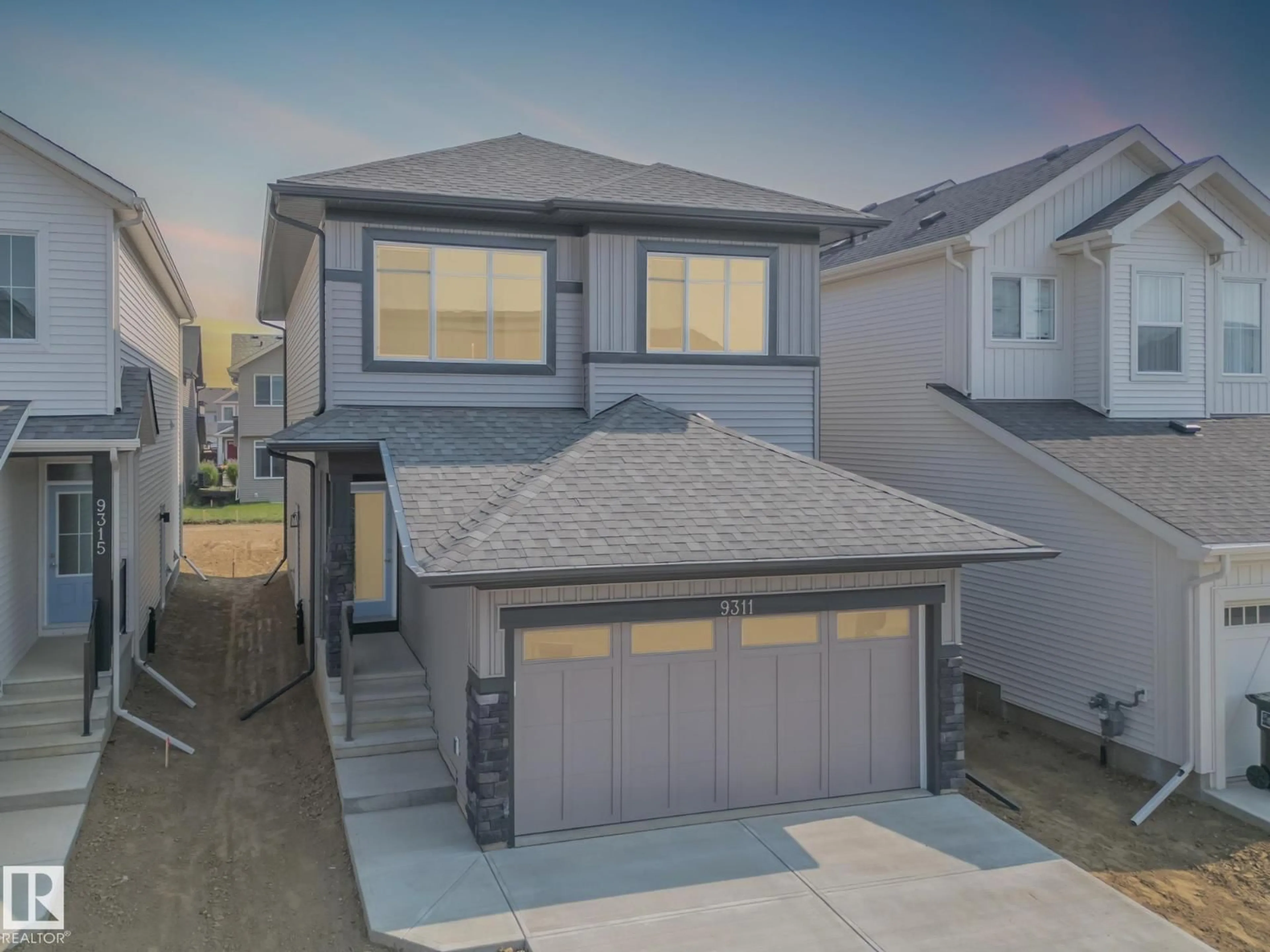 A pic from outside/outdoor area/front of a property/back of a property/a pic from drone, street for 9311 227 ST, Edmonton Alberta T5T7V7