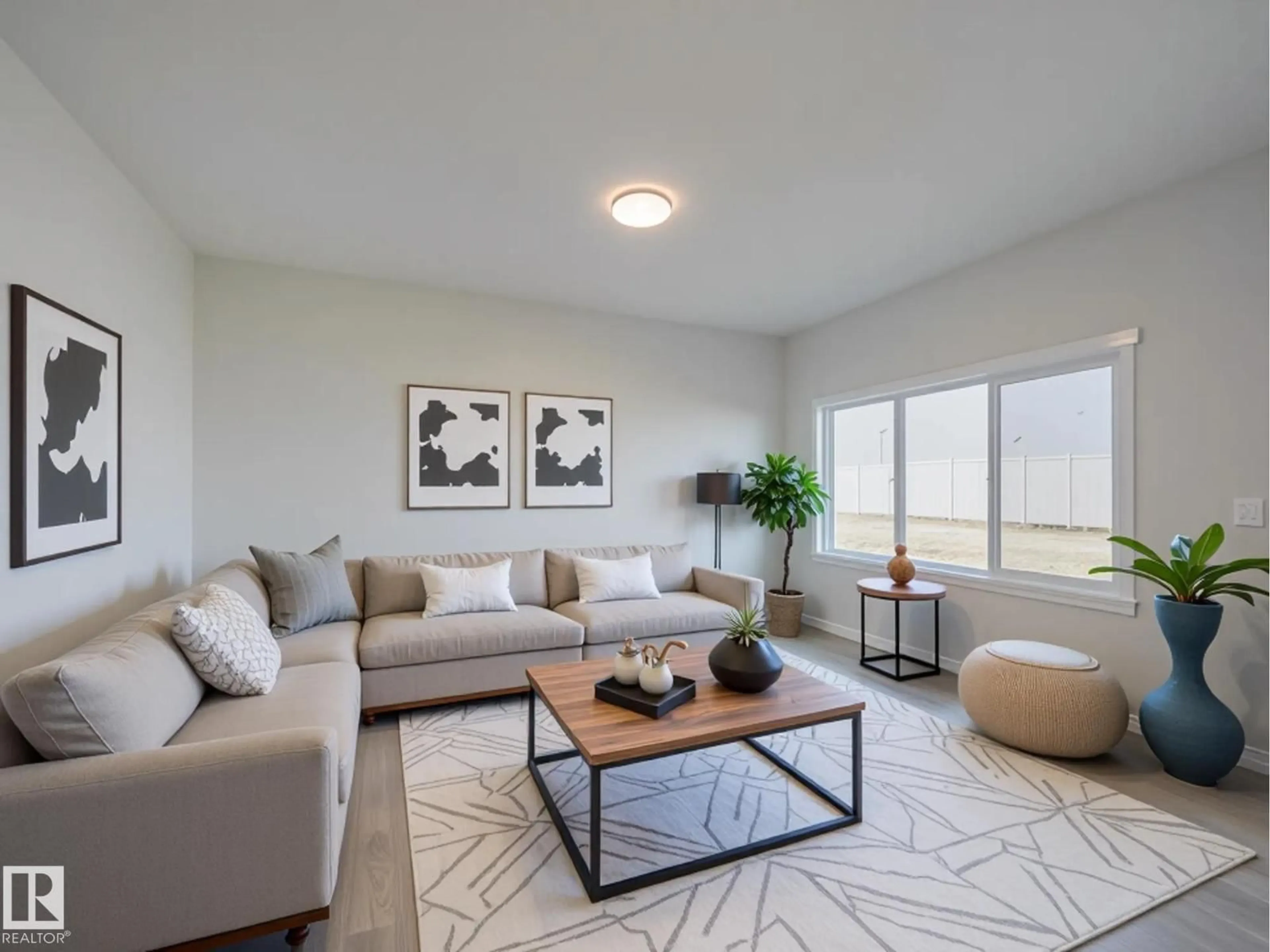 Living room with furniture, unknown for 19414 22A AV, Edmonton Alberta T6M3J2