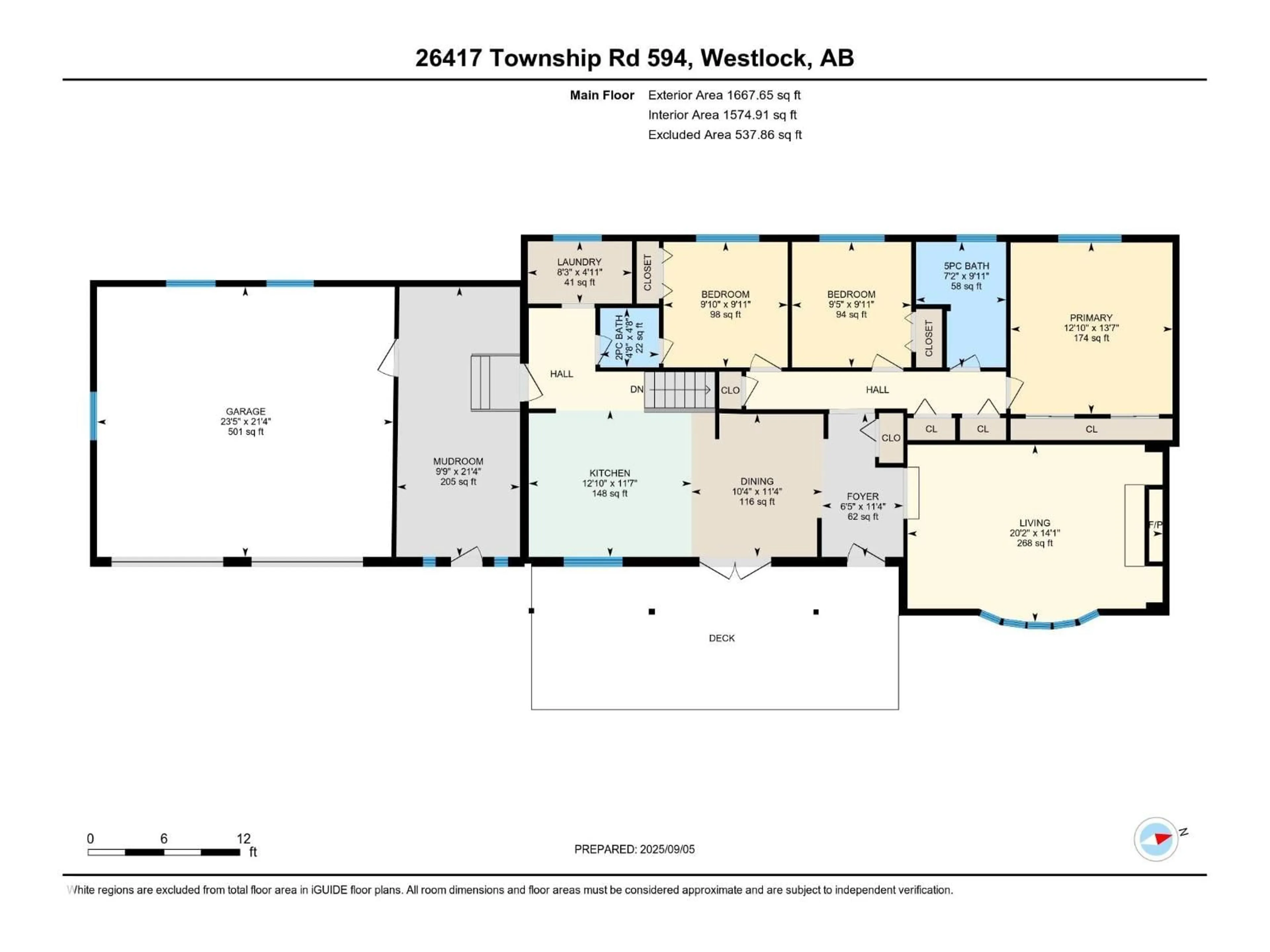 Floor plan for 26417 TWP ROAD 594, Rural Westlock County Alberta T7P2P4