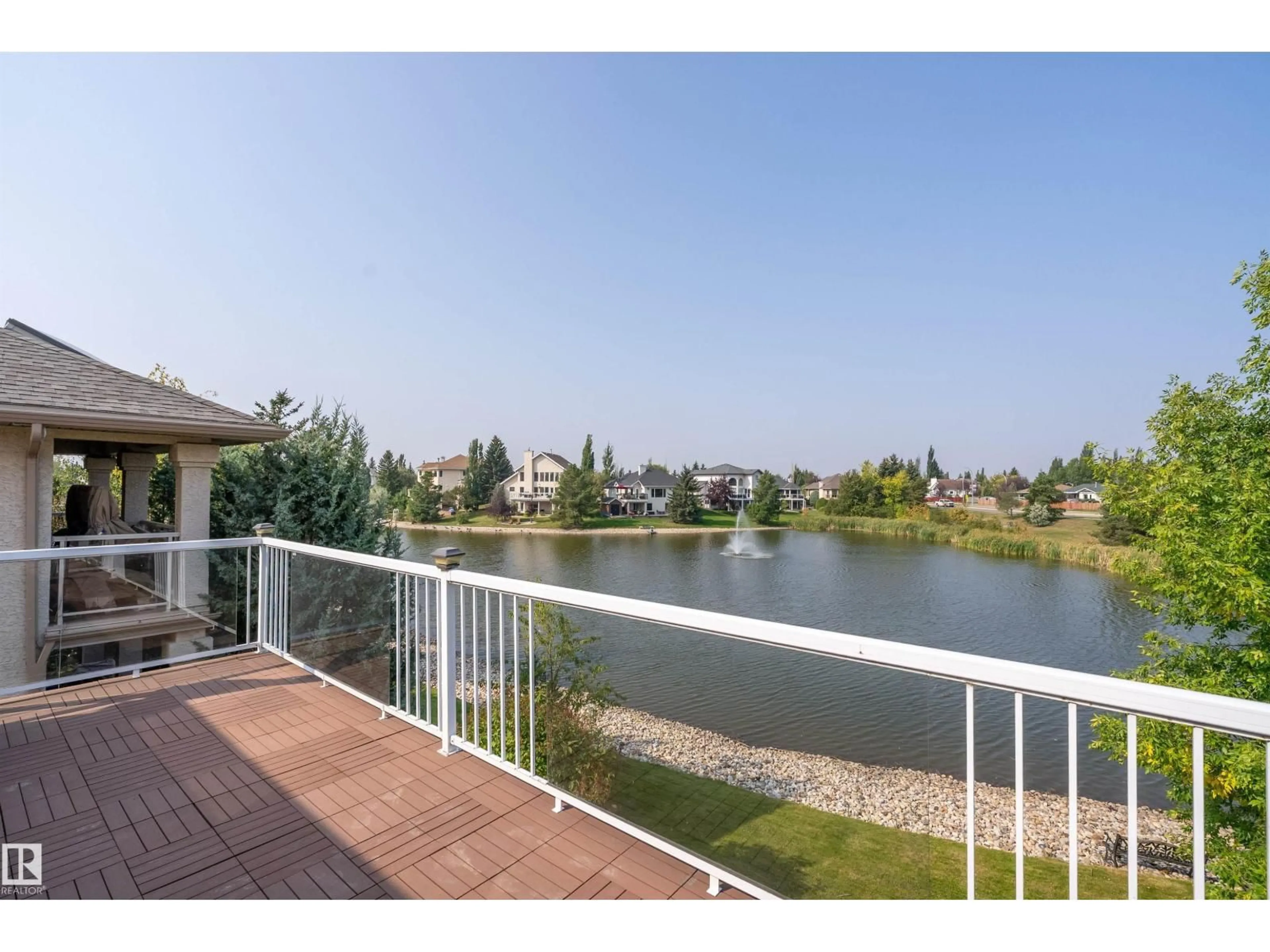 Patio, water/lake/river/ocean view for 12 J BROWN PL, Leduc Alberta T9E6P9