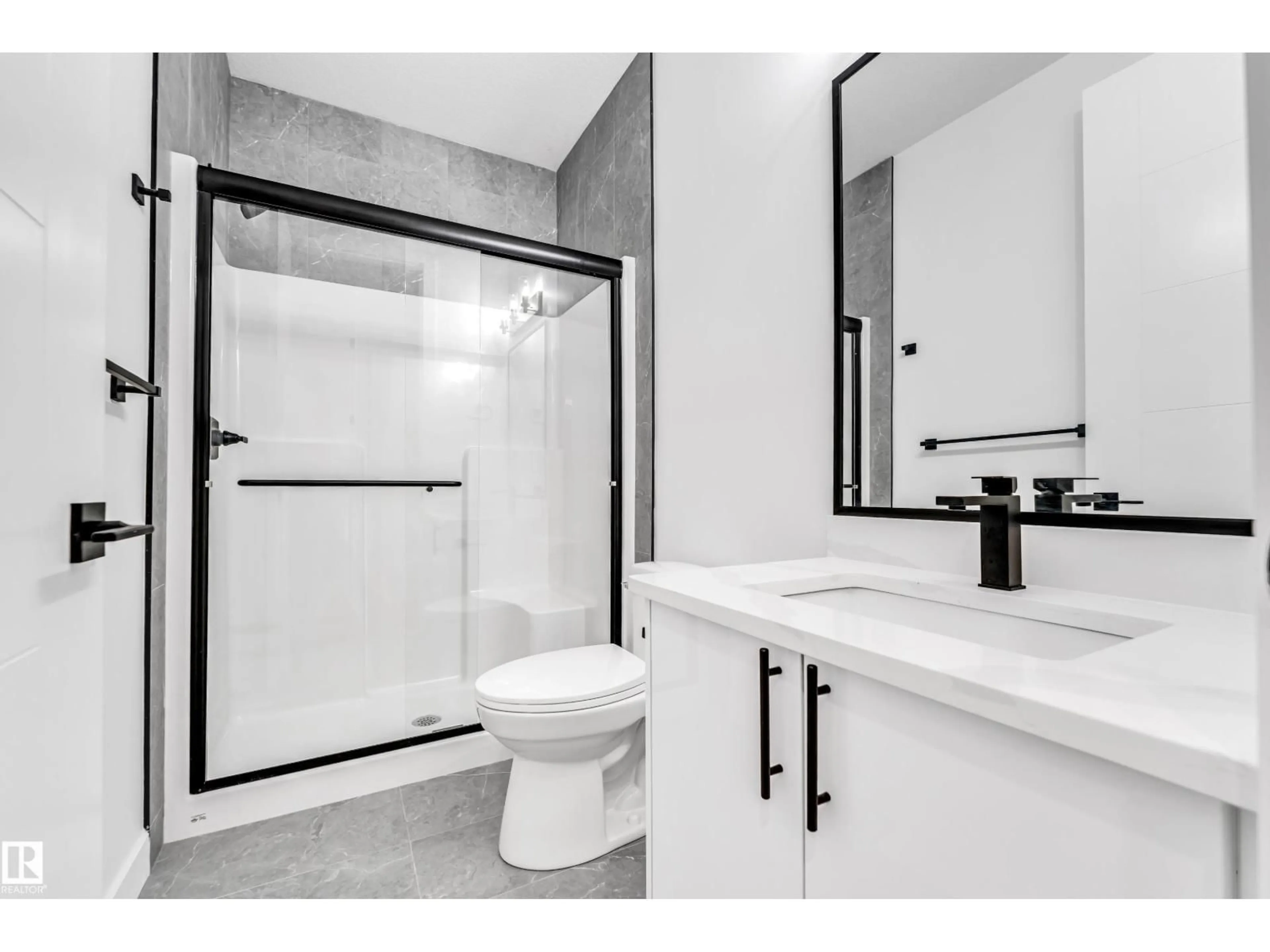 Standard bathroom, ceramic/tile floor for 240 CRYSTAL CREEK DR, Leduc Alberta T9E1N9