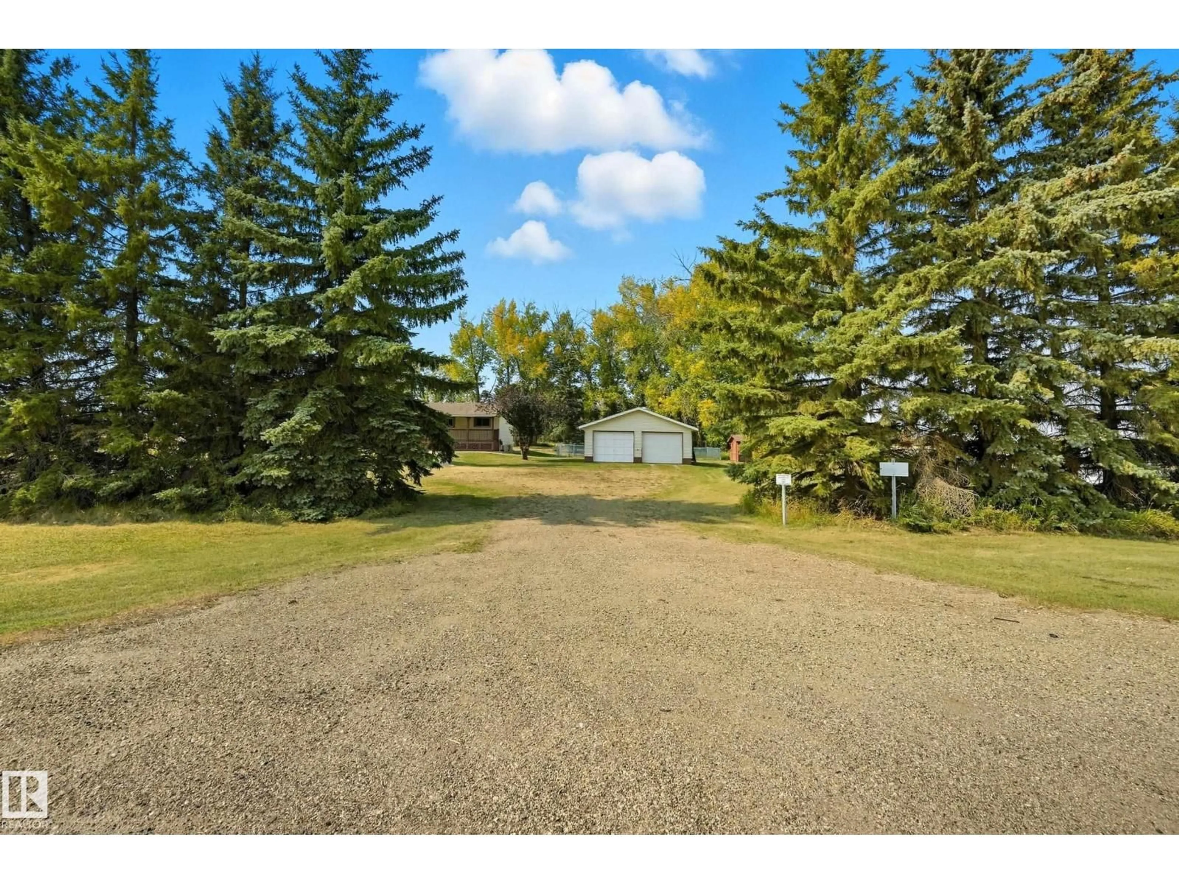 A pic from outside/outdoor area/front of a property/back of a property/a pic from drone, unknown for 441002 HWY 822, Rural Wetaskiwin County Alberta T9A1W9
