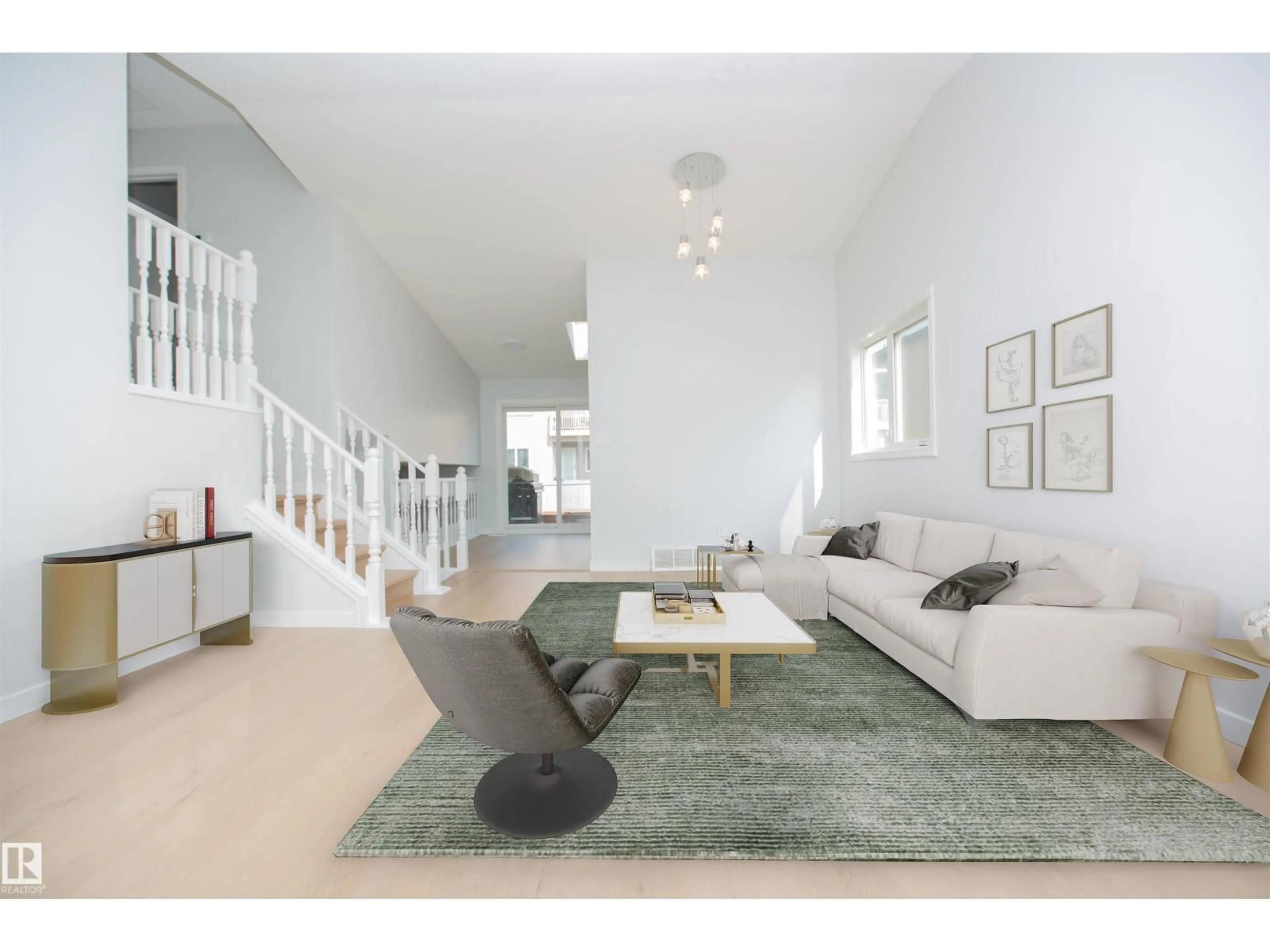 Living room with furniture, unknown for 9340 180A AV, Edmonton Alberta T5Z2J3