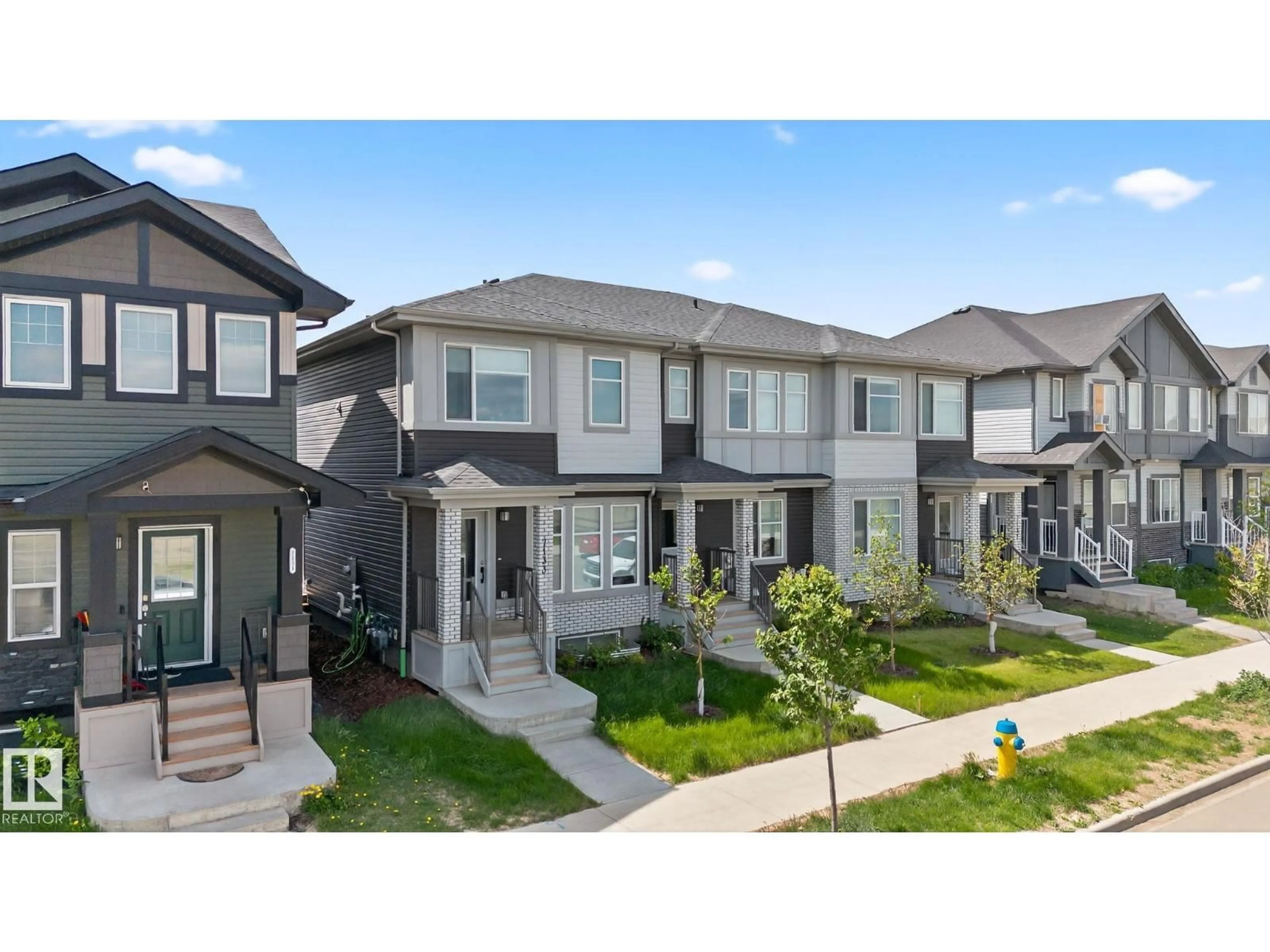 A pic from outside/outdoor area/front of a property/back of a property/a pic from drone, street for NW - 7133/35/37 178 AV, Edmonton Alberta T5Z0T8