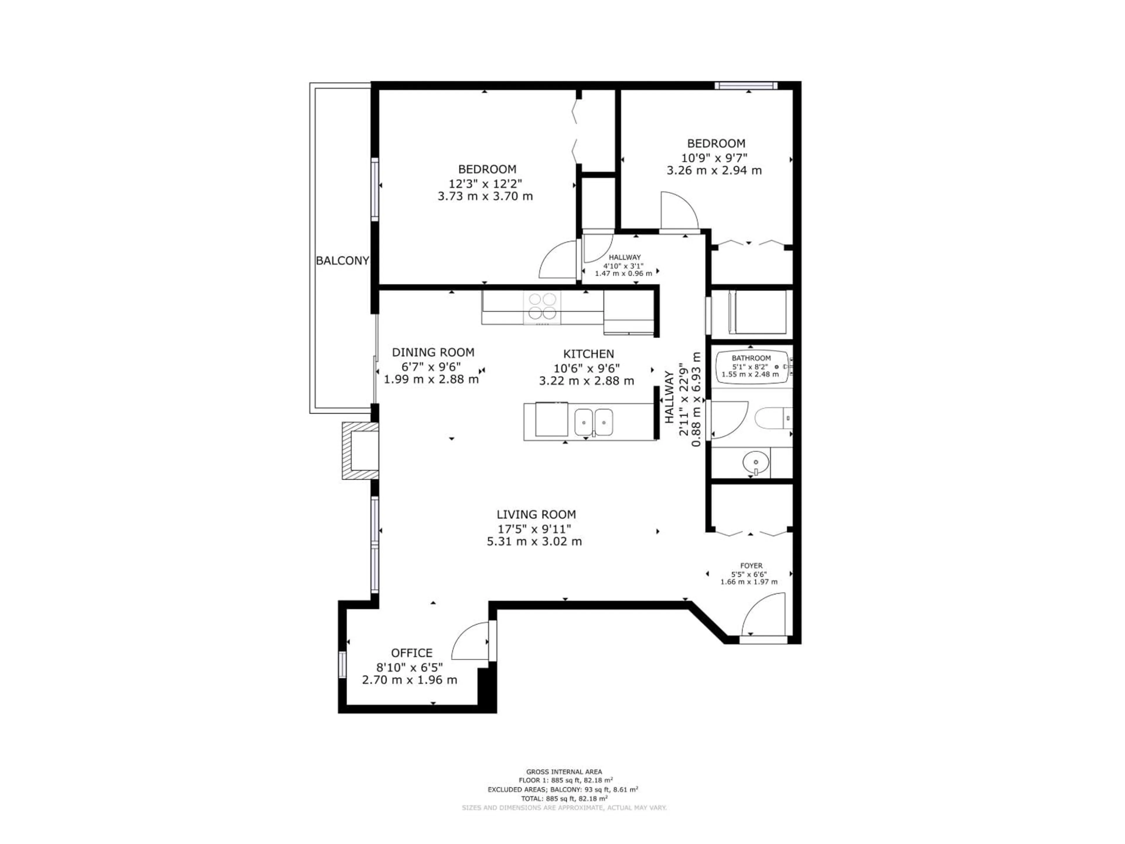 Floor plan for 304 - 4104 50 AV, Drayton Valley Alberta T7A0A3