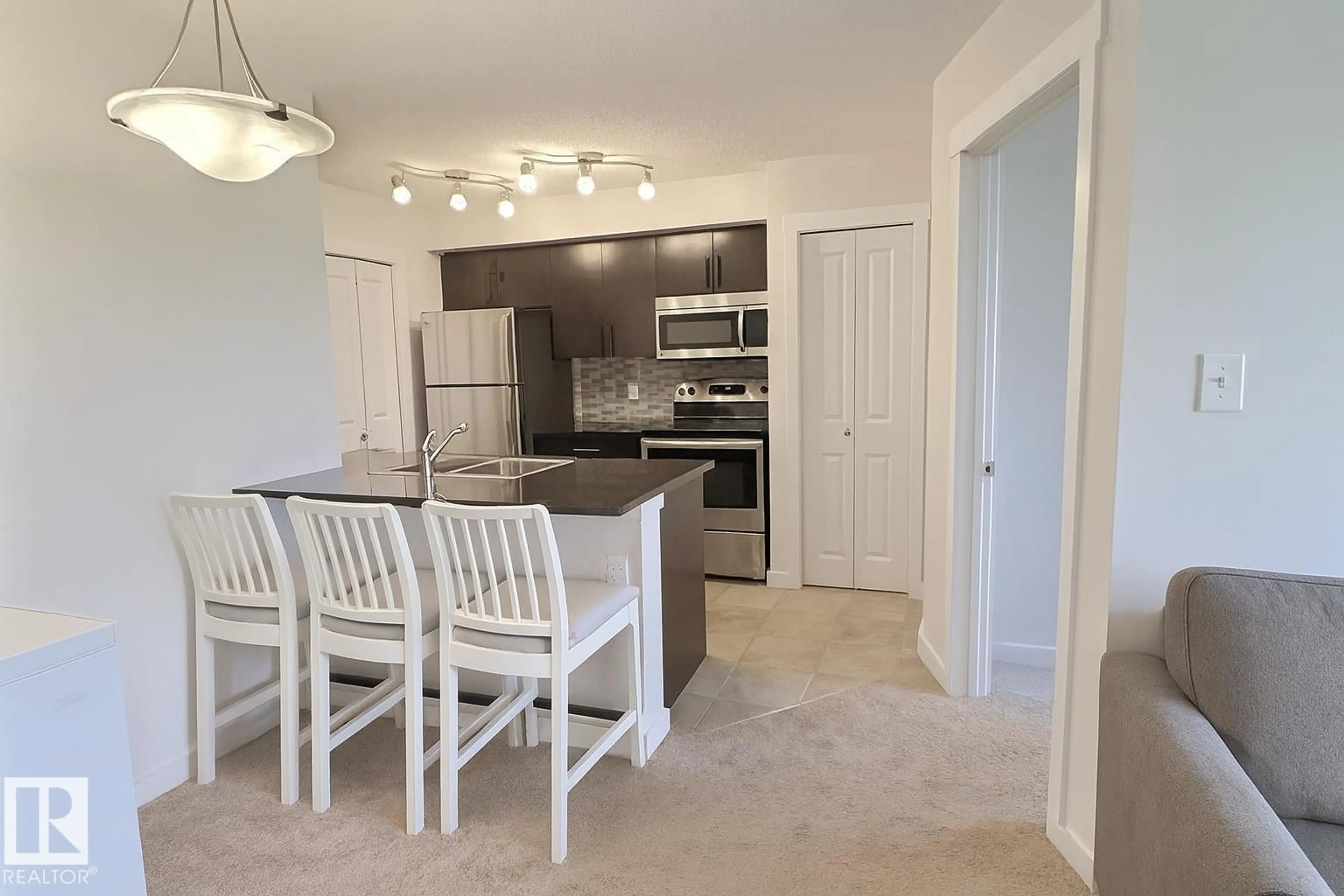 Open concept kitchen, unknown for #406 - 18126 77 ST, Edmonton Alberta T5Z0N7