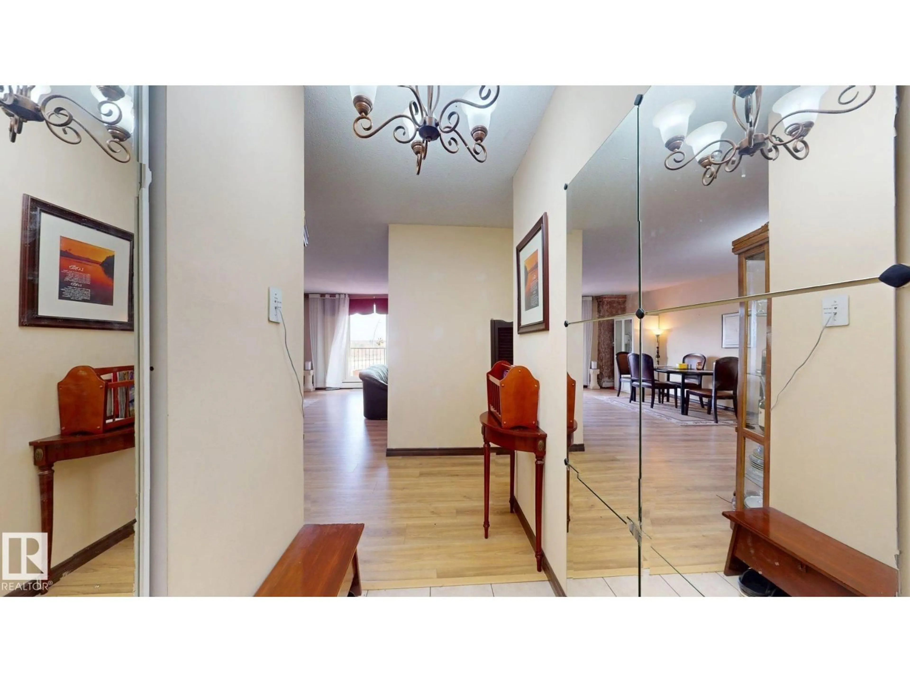 Indoor foyer for #203 - 9028 JASPER AV, Edmonton Alberta T5H3S8