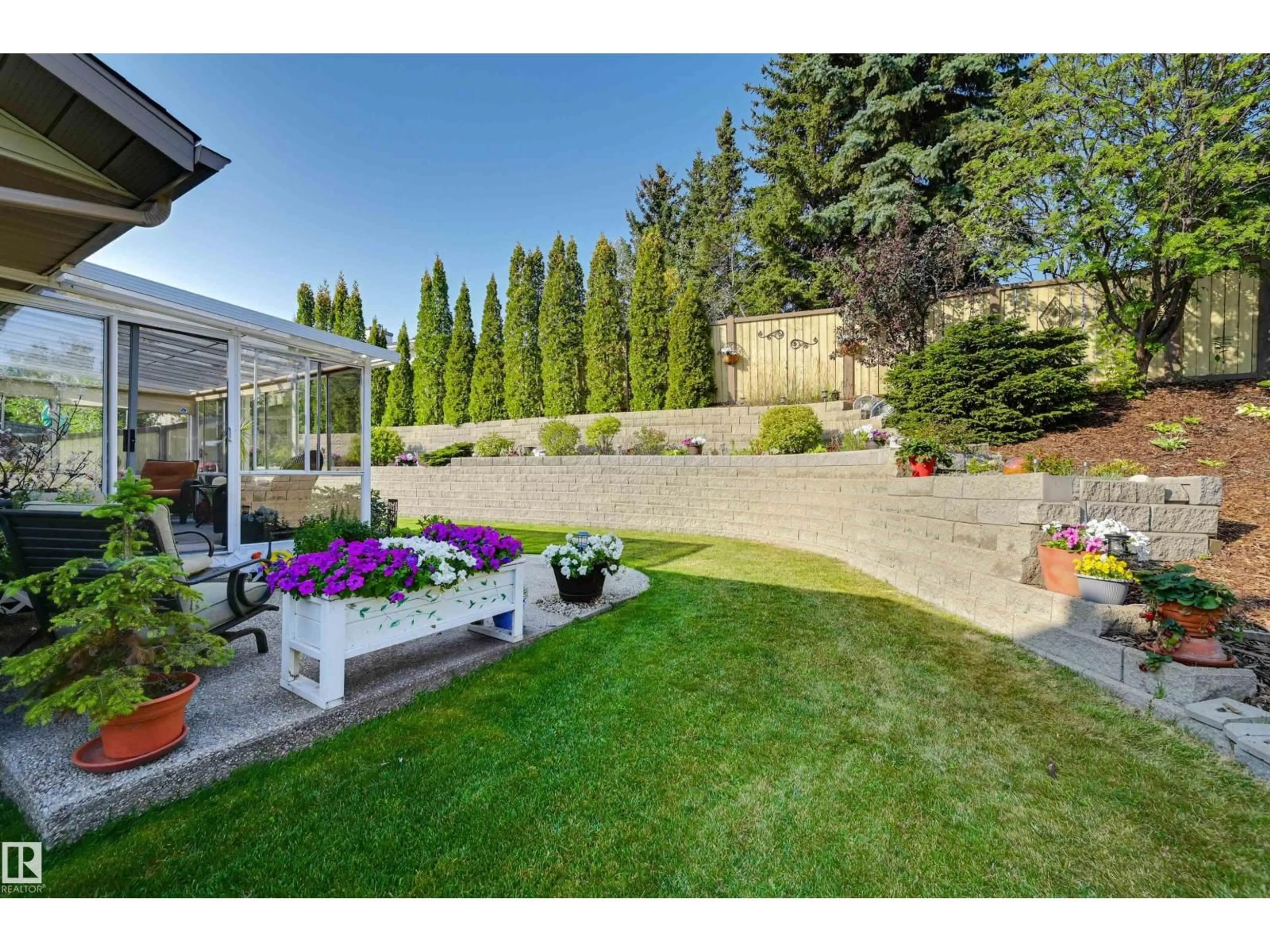 Patio, mountain view for 10 BLUEBERRY CR, Sherwood Park Alberta T8H1P6