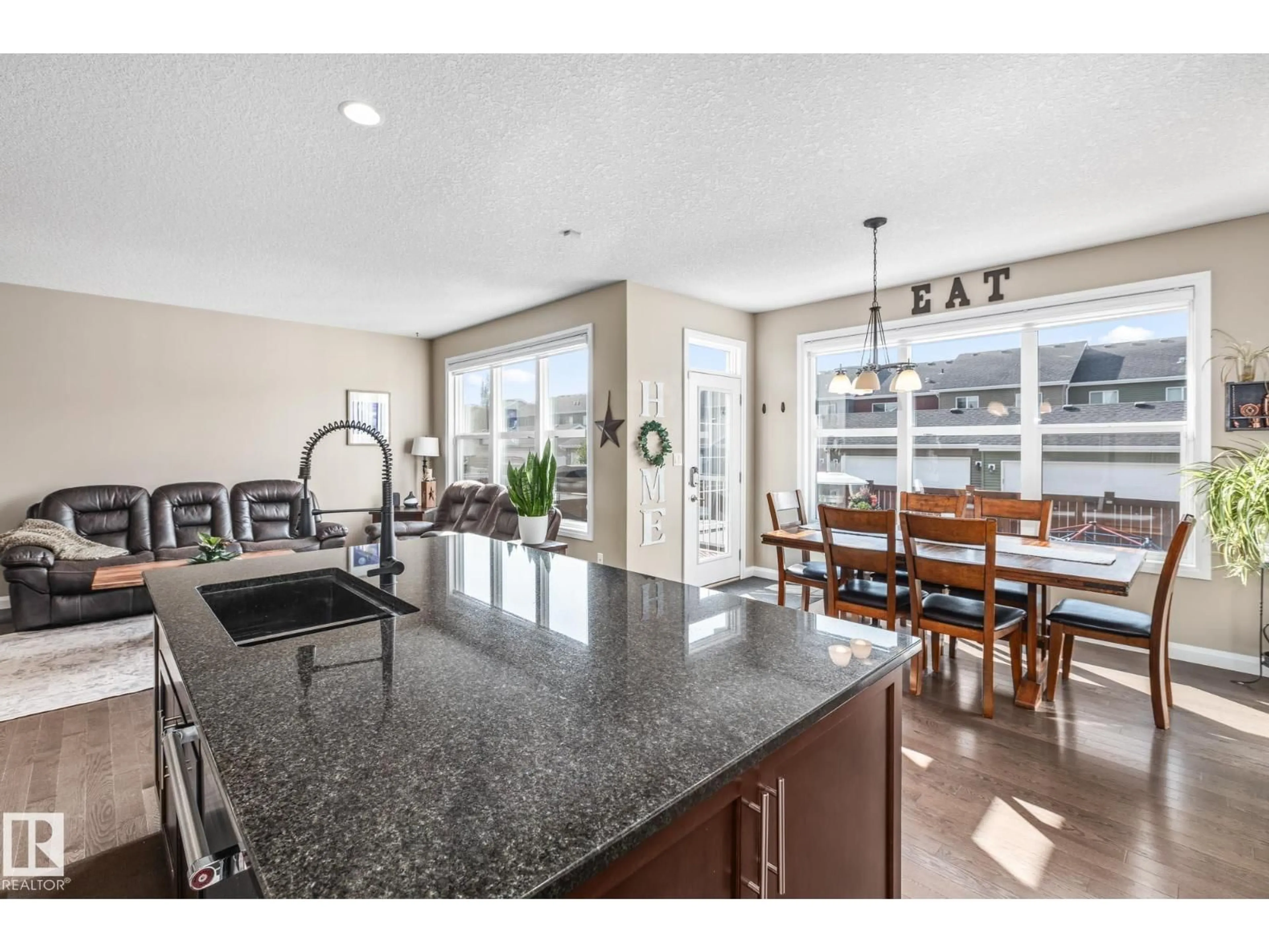 Open concept kitchen, ceramic/tile floor for 100 SHEPPARD WY, Leduc Alberta T9E0T4