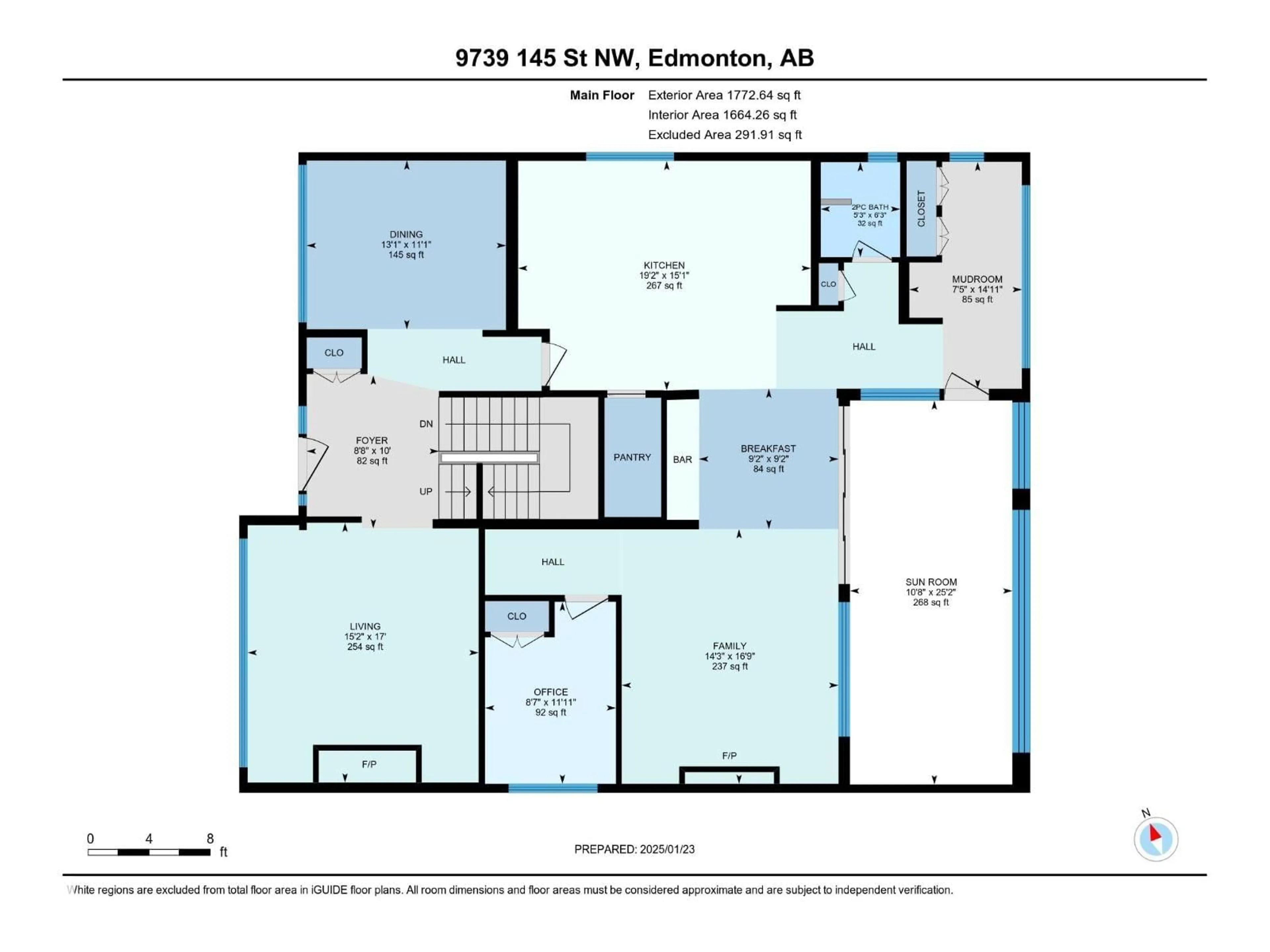 Floor plan for 9739 145 ST, Edmonton Alberta T5N2X1
