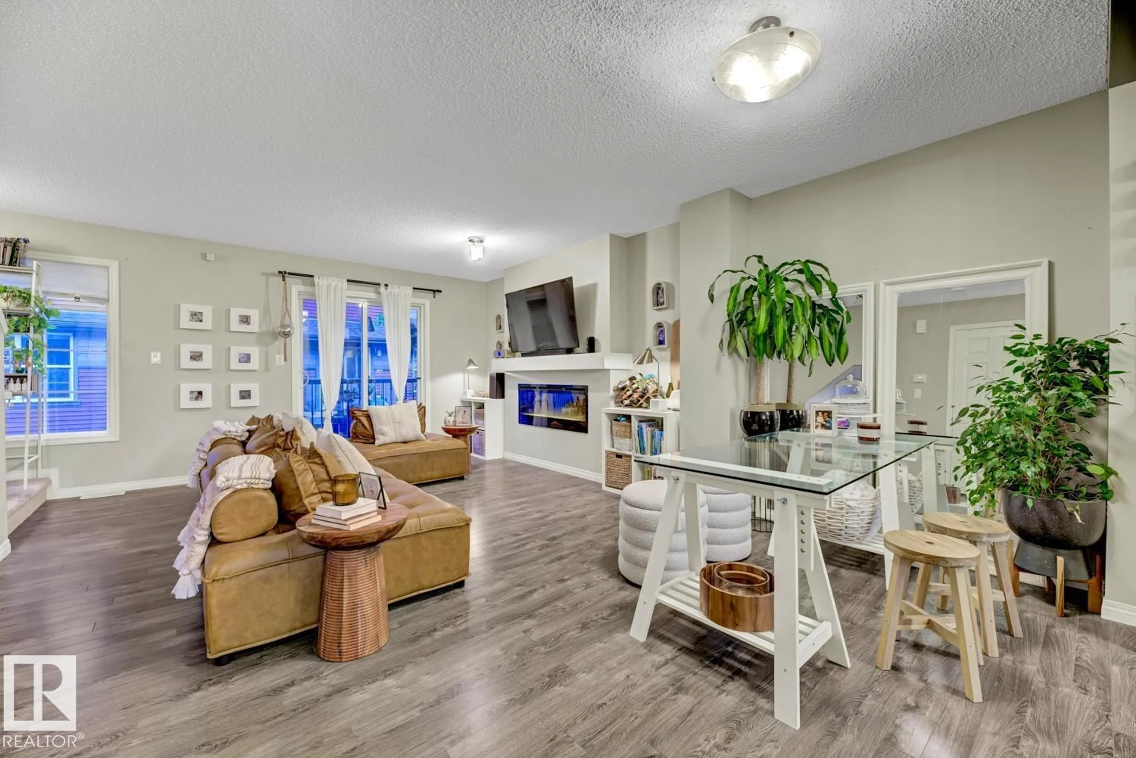 Living room with furniture, unknown for #76 - 4029 ORCHARDS DR, Edmonton Alberta T6X1V2