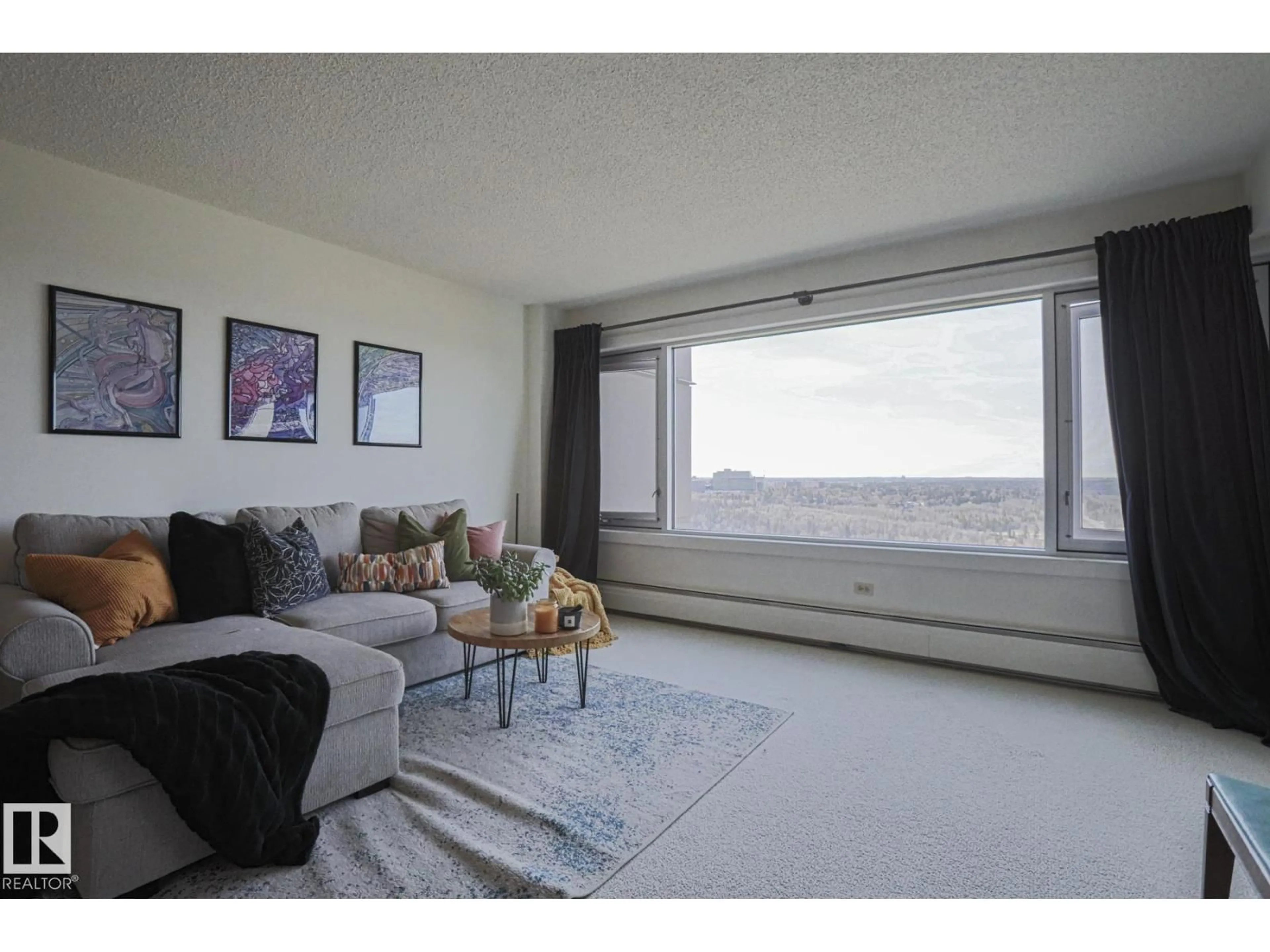 Living room with furniture, unknown for 10011 - 2103 123 ST, Edmonton Alberta T5N1M9