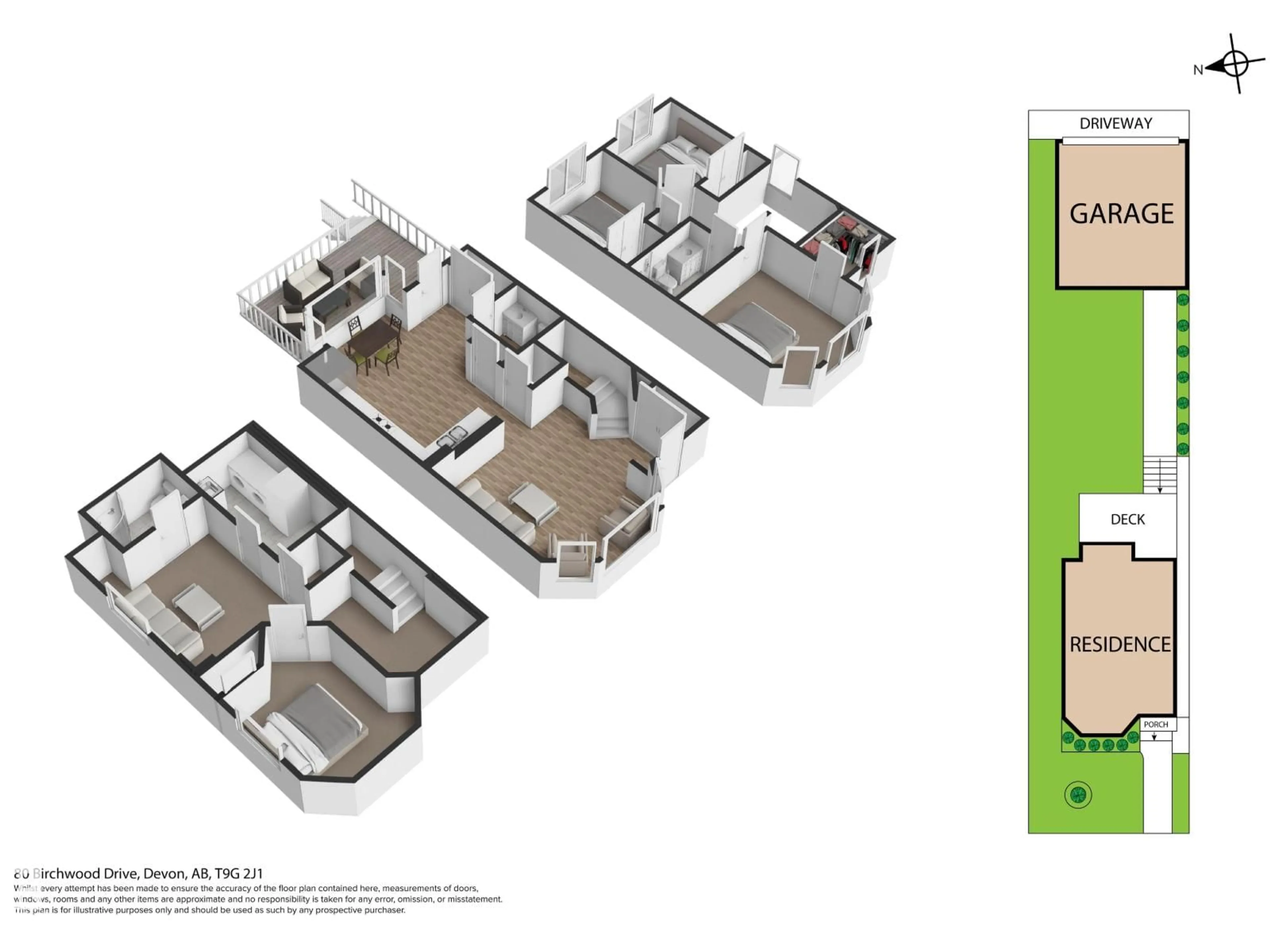 Floor plan for 80 BIRCHWOOD DR, Devon Alberta T9G2J1