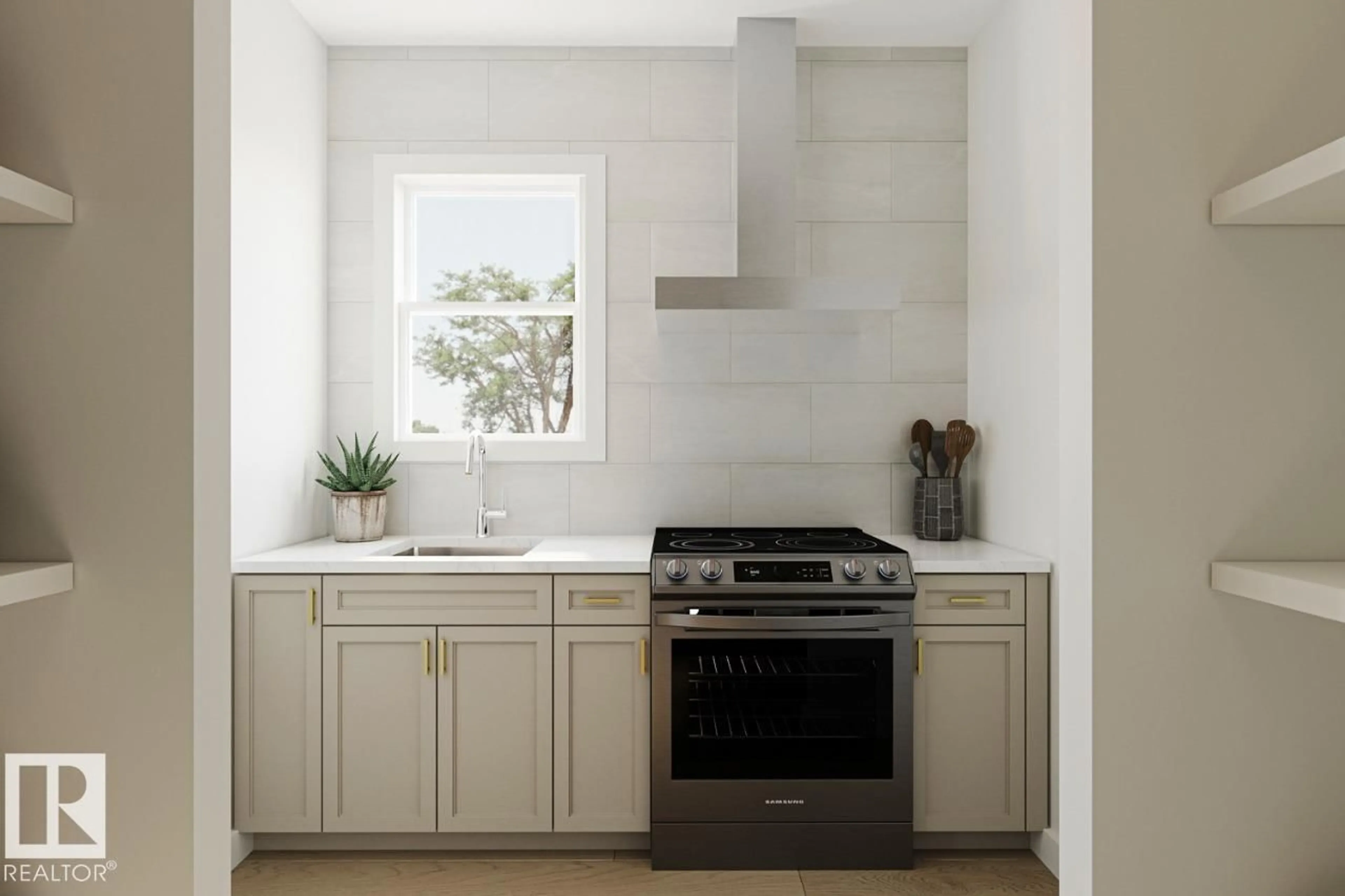 Contemporary kitchen, ceramic/tile floor for NW - 2811 188 ST, Edmonton Alberta T6M2S2