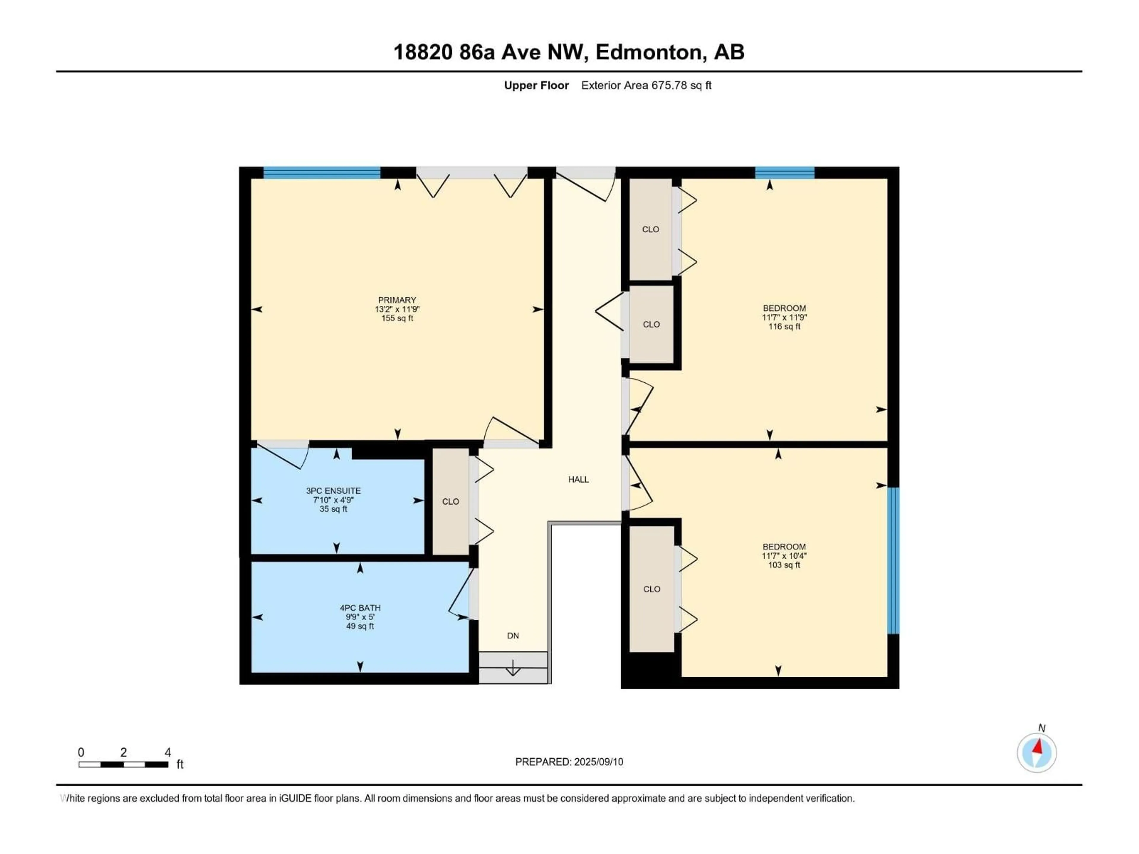 Floor plan for 18820 86A AV, Edmonton Alberta T5T4X9