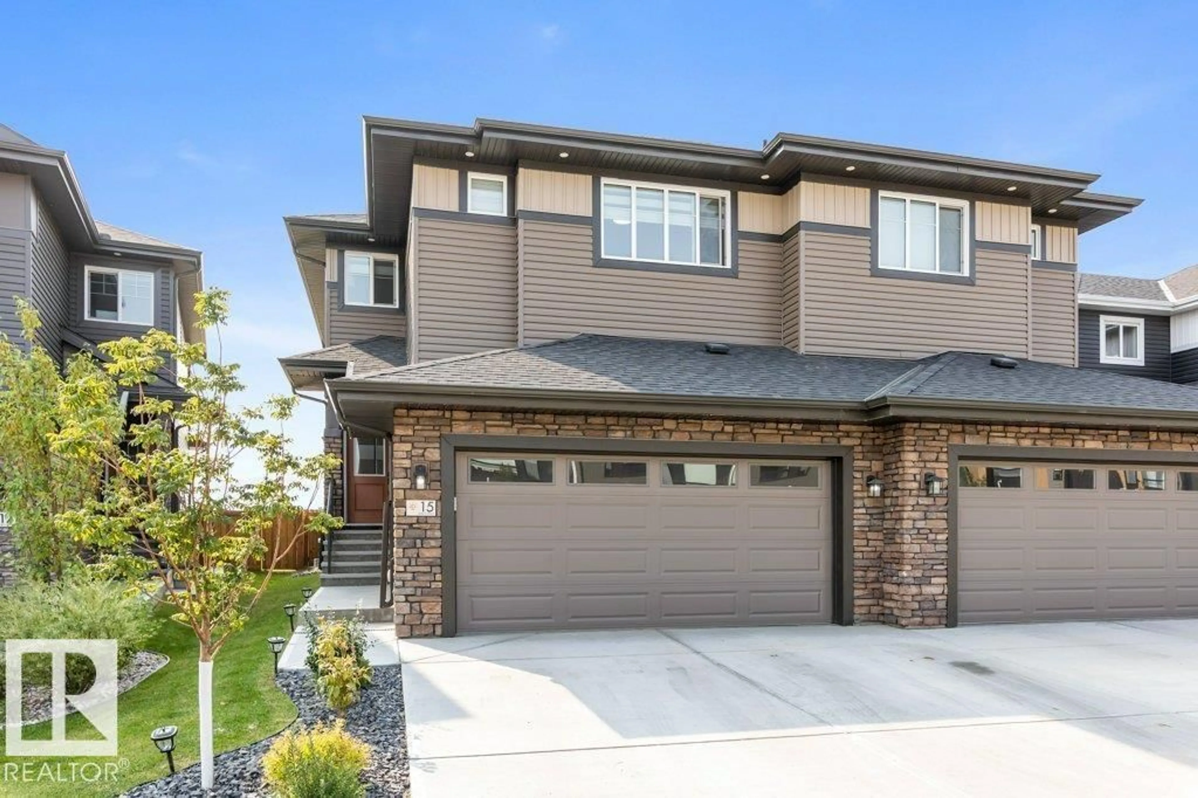 Home with brick exterior material, street for 15 ELKO BN, St. Albert Alberta T8N7Z9