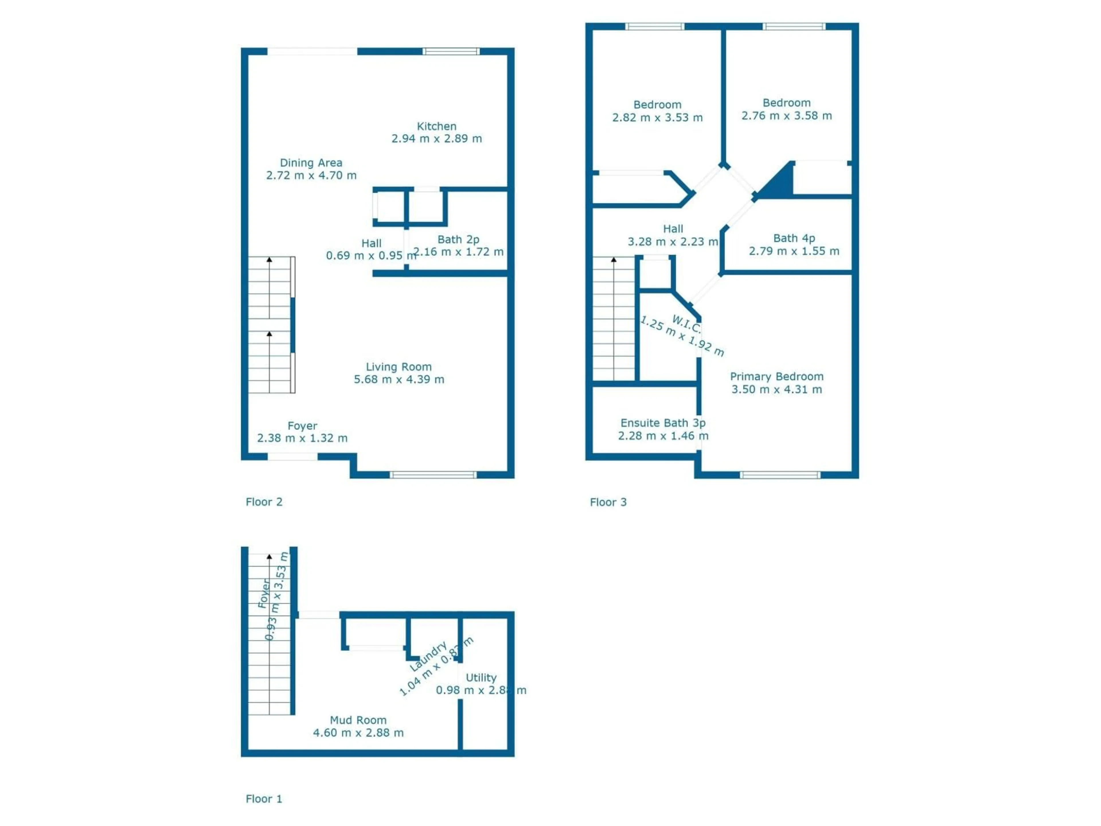 Floor plan for #13 - 9515 160 AV, Edmonton Alberta T5Z0M4
