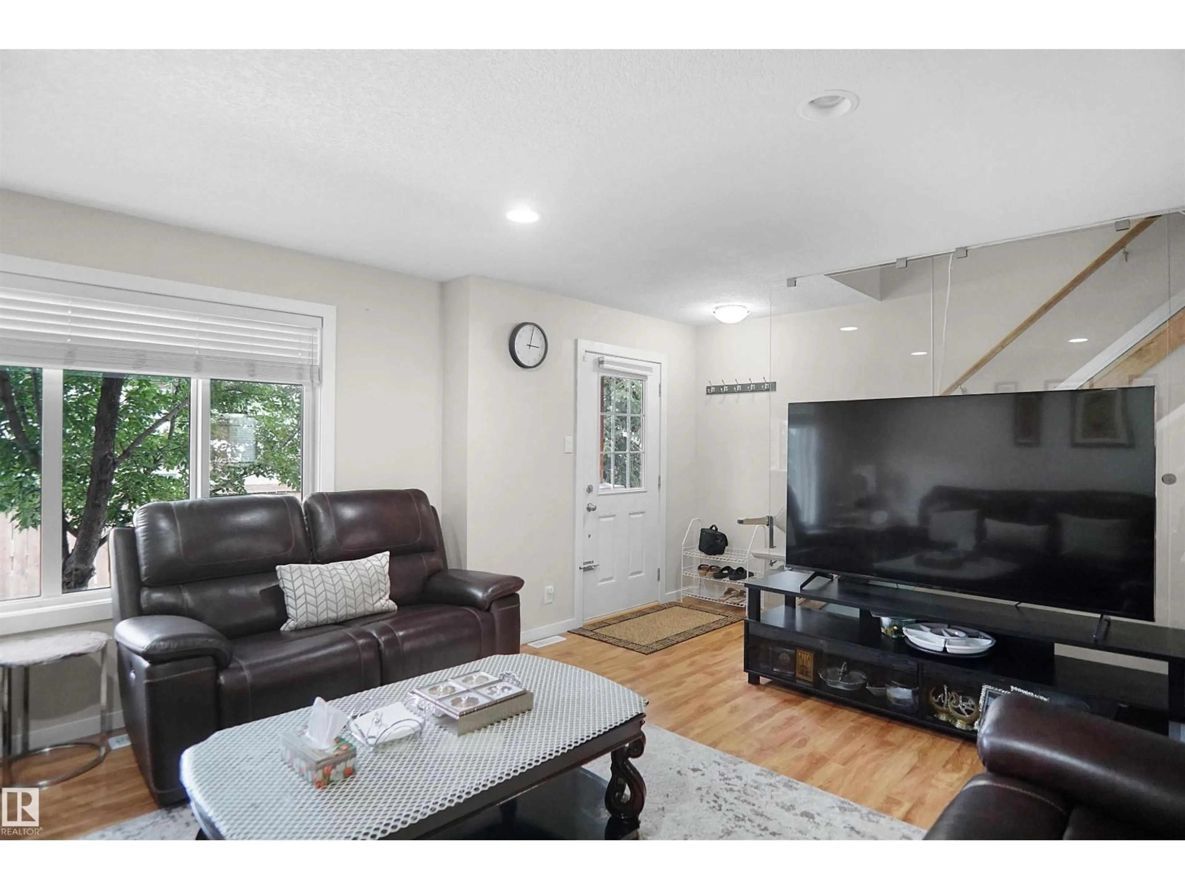 Living room with furniture, unknown for #13 - 9515 160 AV, Edmonton Alberta T5Z0M4