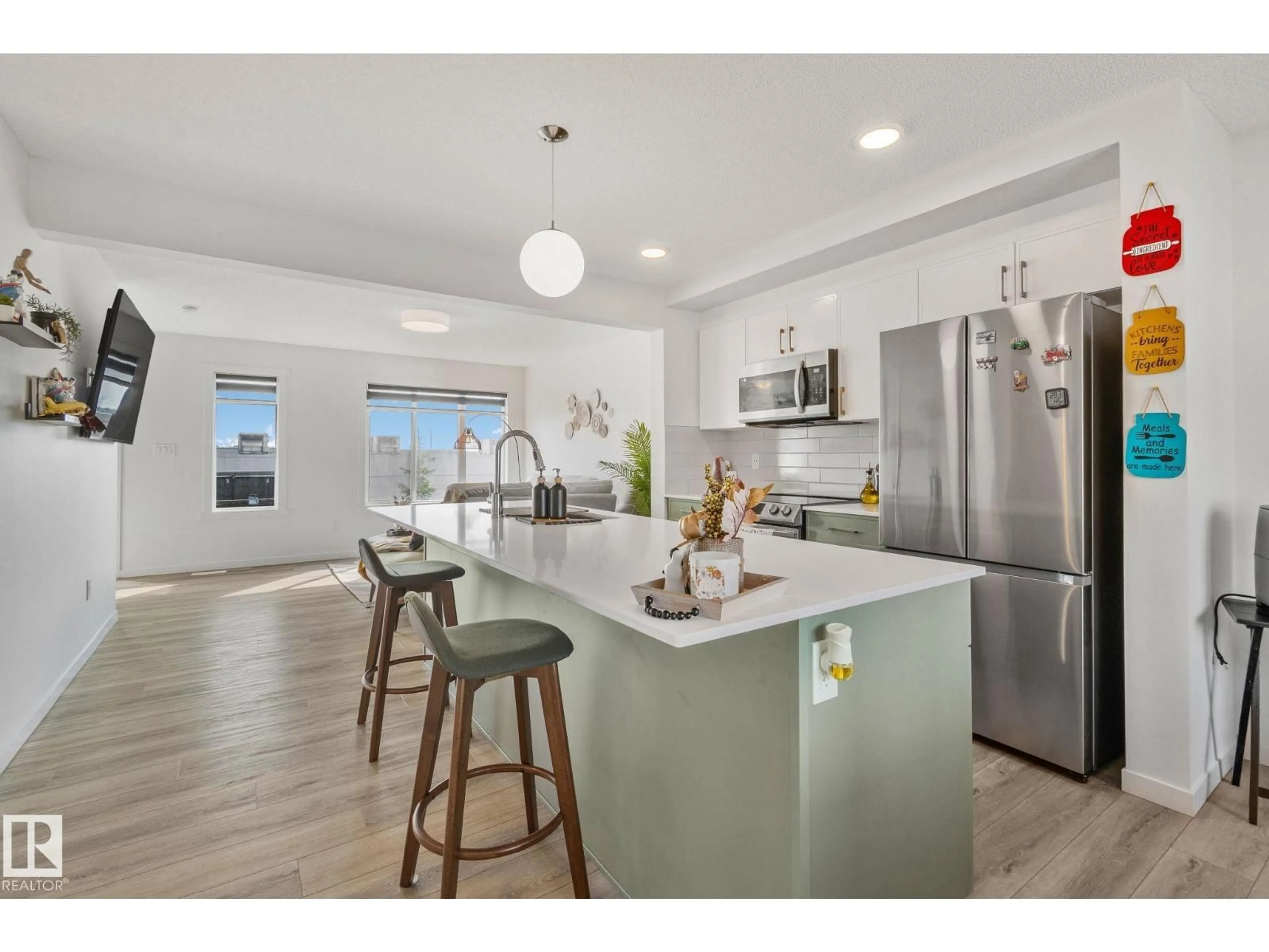Open concept kitchen, unknown for #A - 1530 TAMARACK BV, Edmonton Alberta T6T2E6
