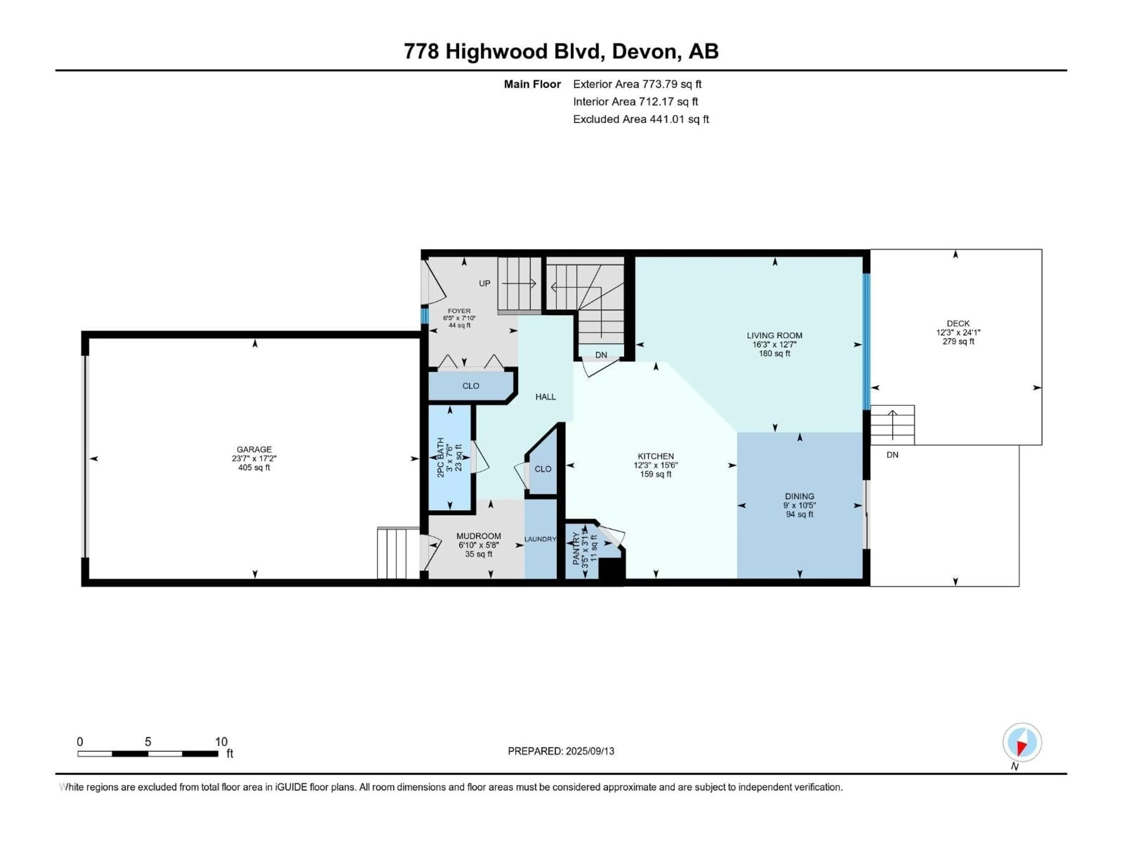 Floor plan for 778 HIGHWOOD BV, Devon Alberta T9G2G6