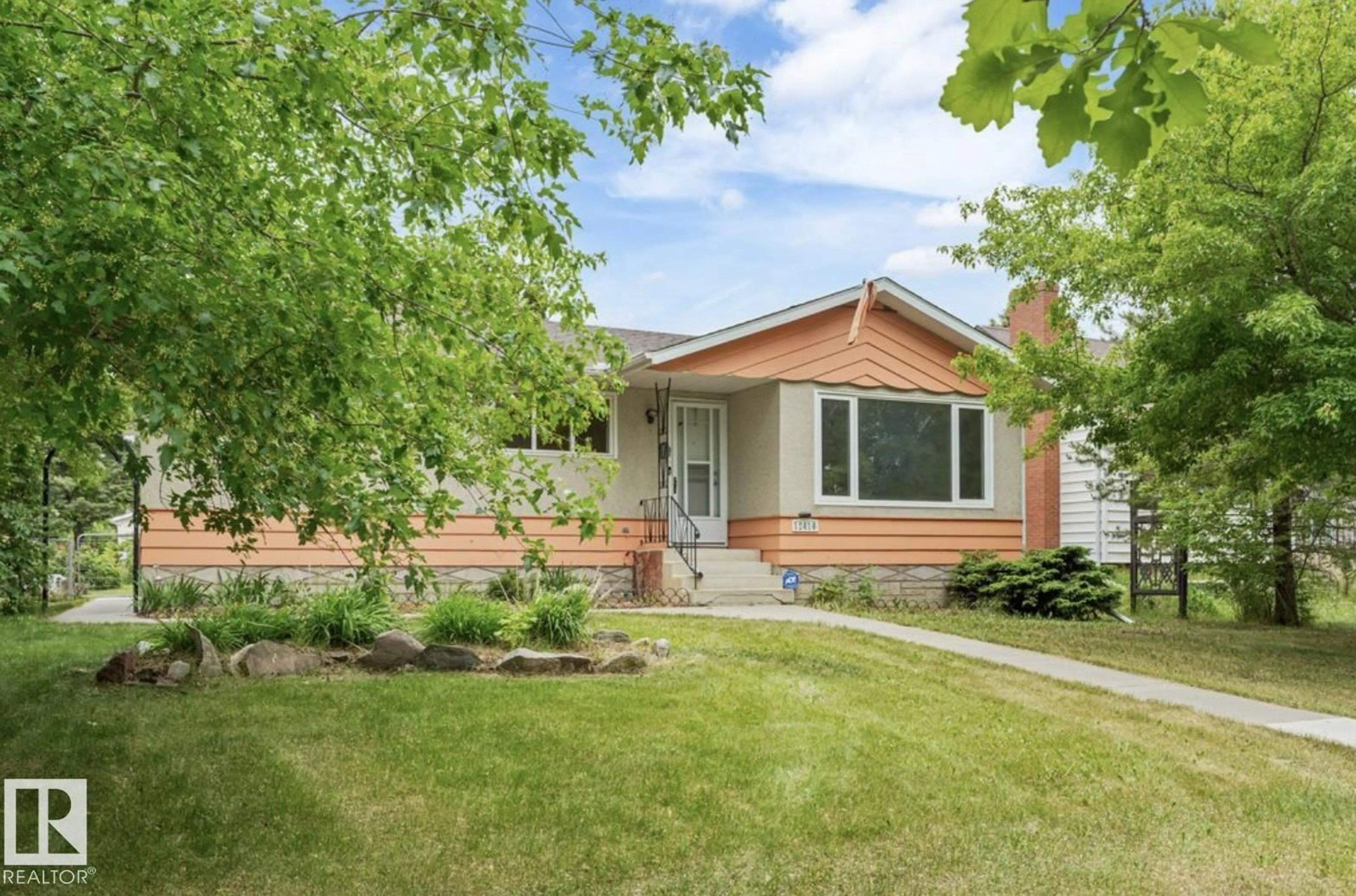 Home with vinyl exterior material, street for NW - 12416 77 STREET, Edmonton Alberta T5B2H5