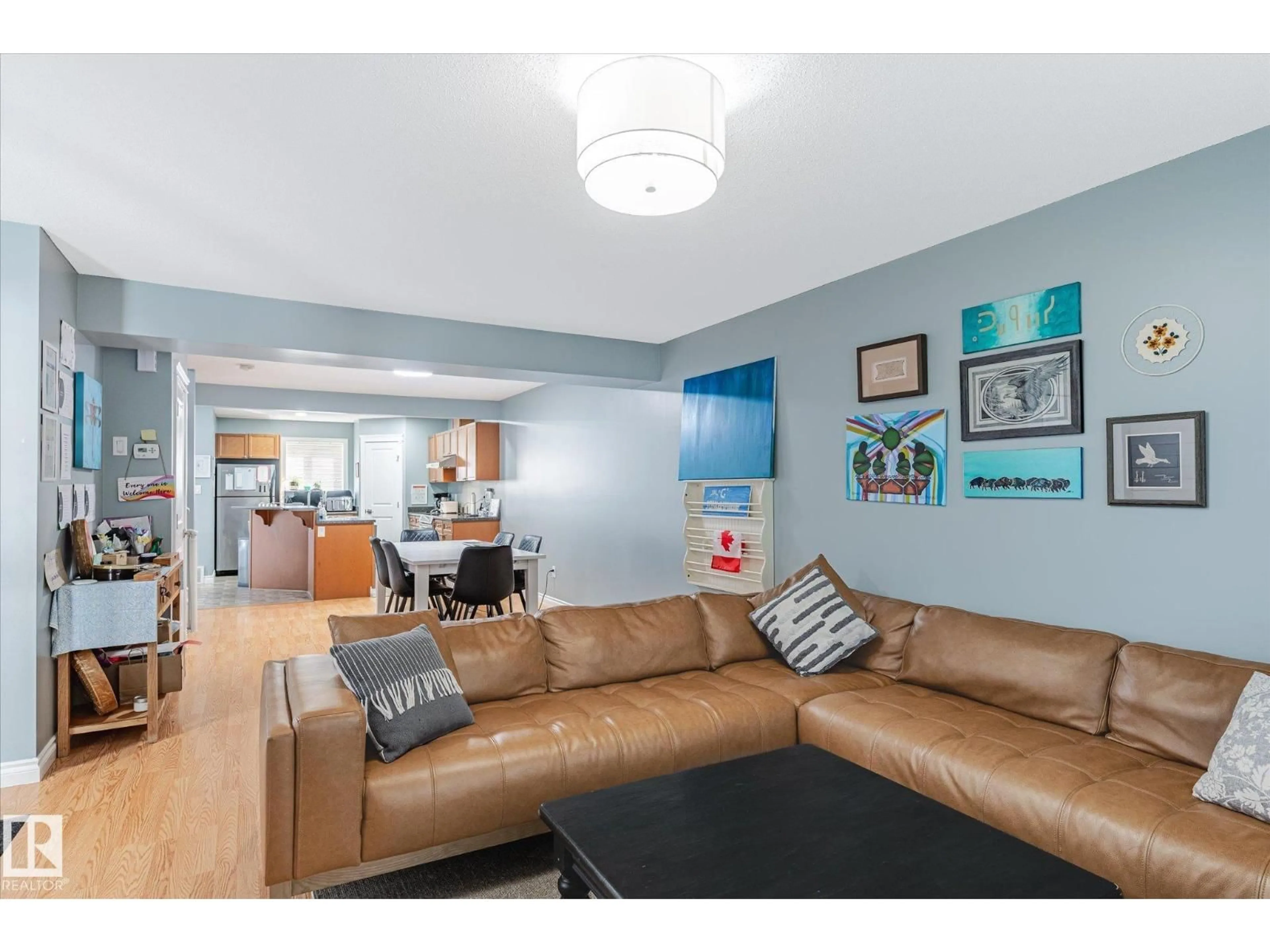 Living room with furniture, unknown for NW - 12727 123A ST, Edmonton Alberta T5L0K6
