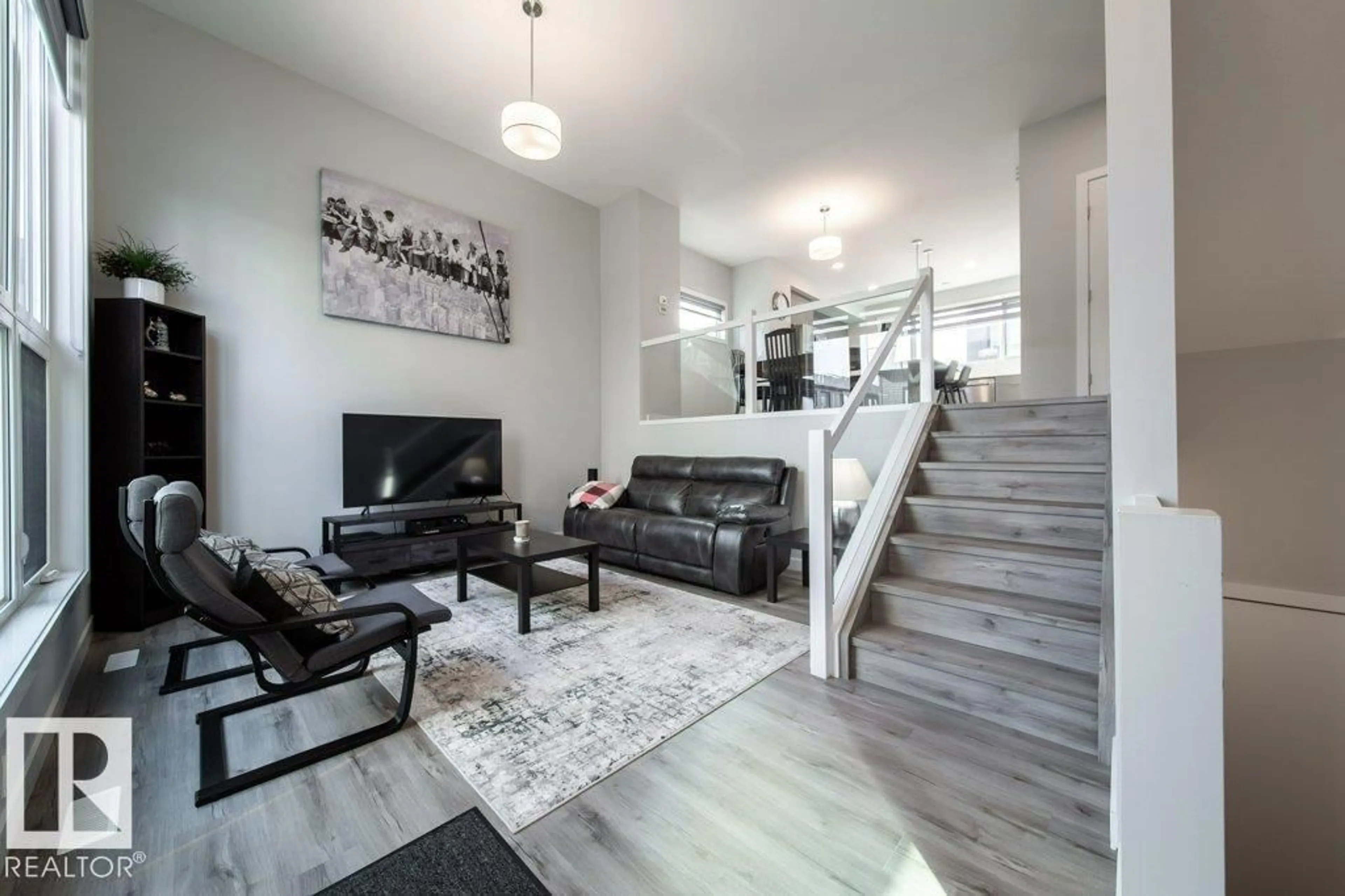Living room with furniture, unknown for 50 - 73 EBONY BV, Sherwood Park Alberta T8H2X4