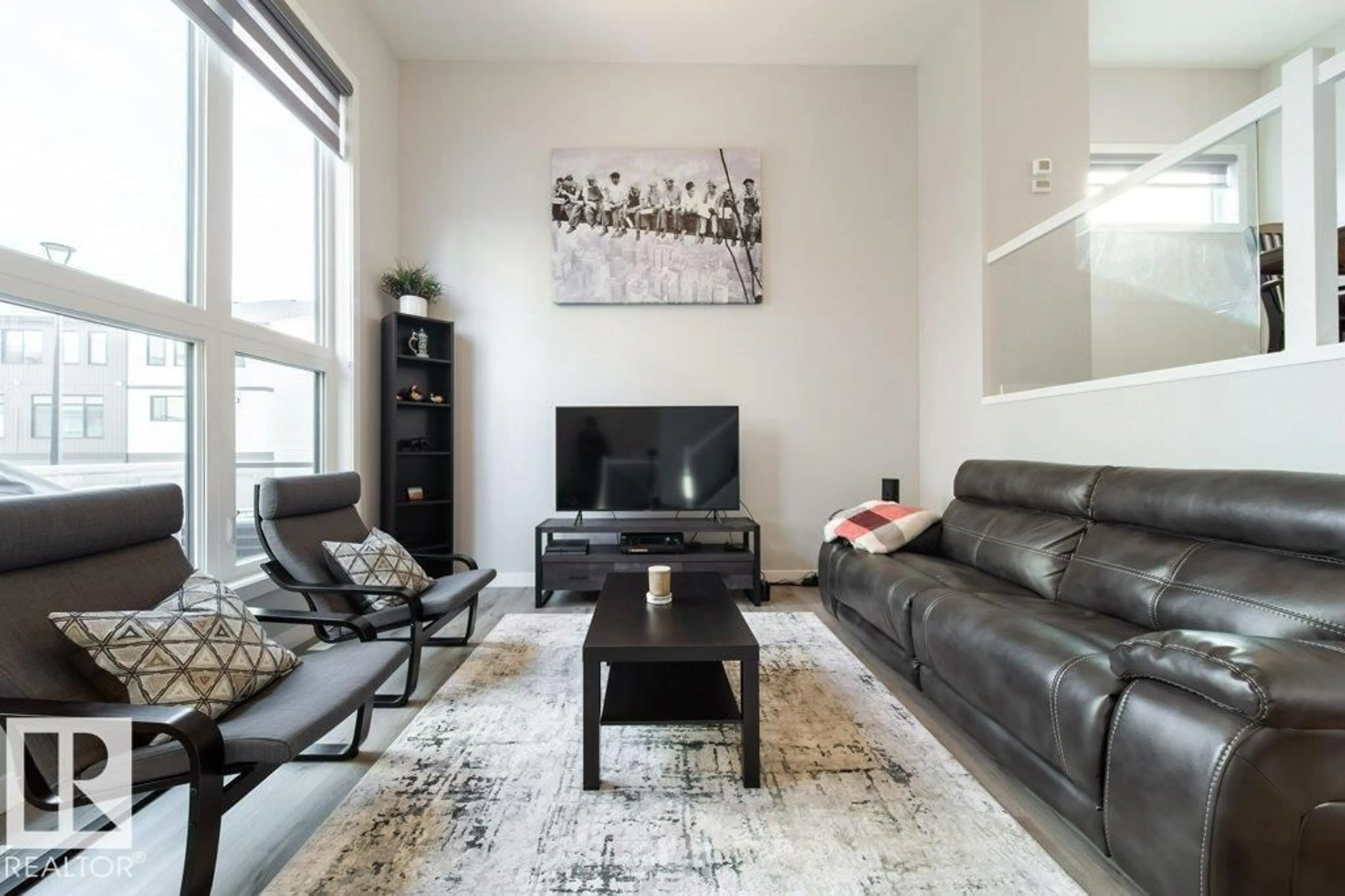 Living room with furniture, unknown for 50 - 73 EBONY BV, Sherwood Park Alberta T8H2X4