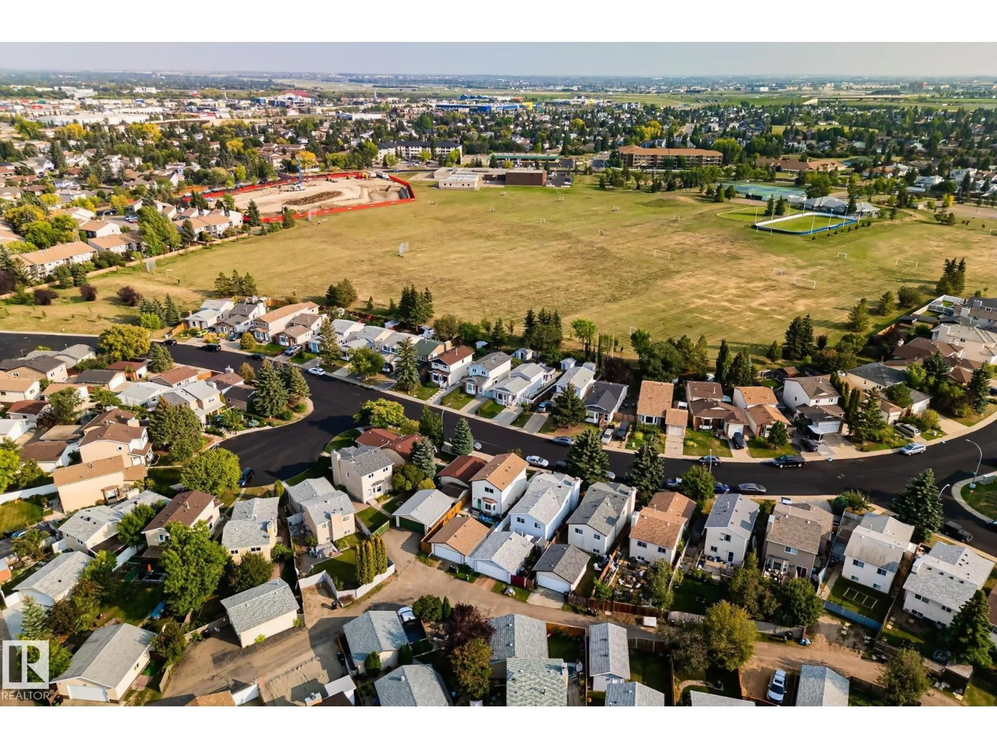A pic from outside/outdoor area/front of a property/back of a property/a pic from drone, street for NW - 2013 108 ST, Edmonton Alberta T6J5V4