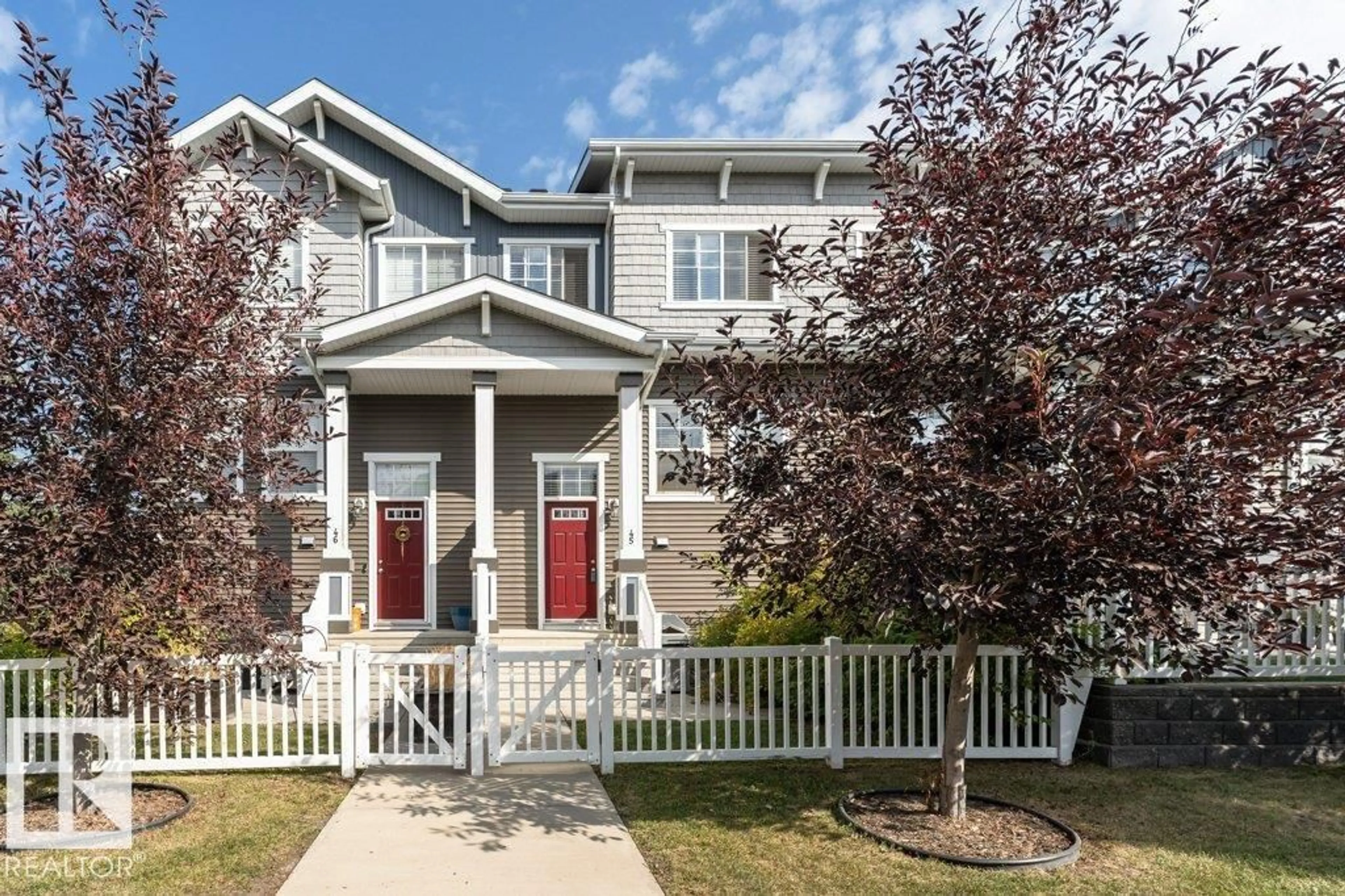 Home with vinyl exterior material, street for #45 - 7385 EDGEMONT WY, Edmonton Alberta T6M0R9