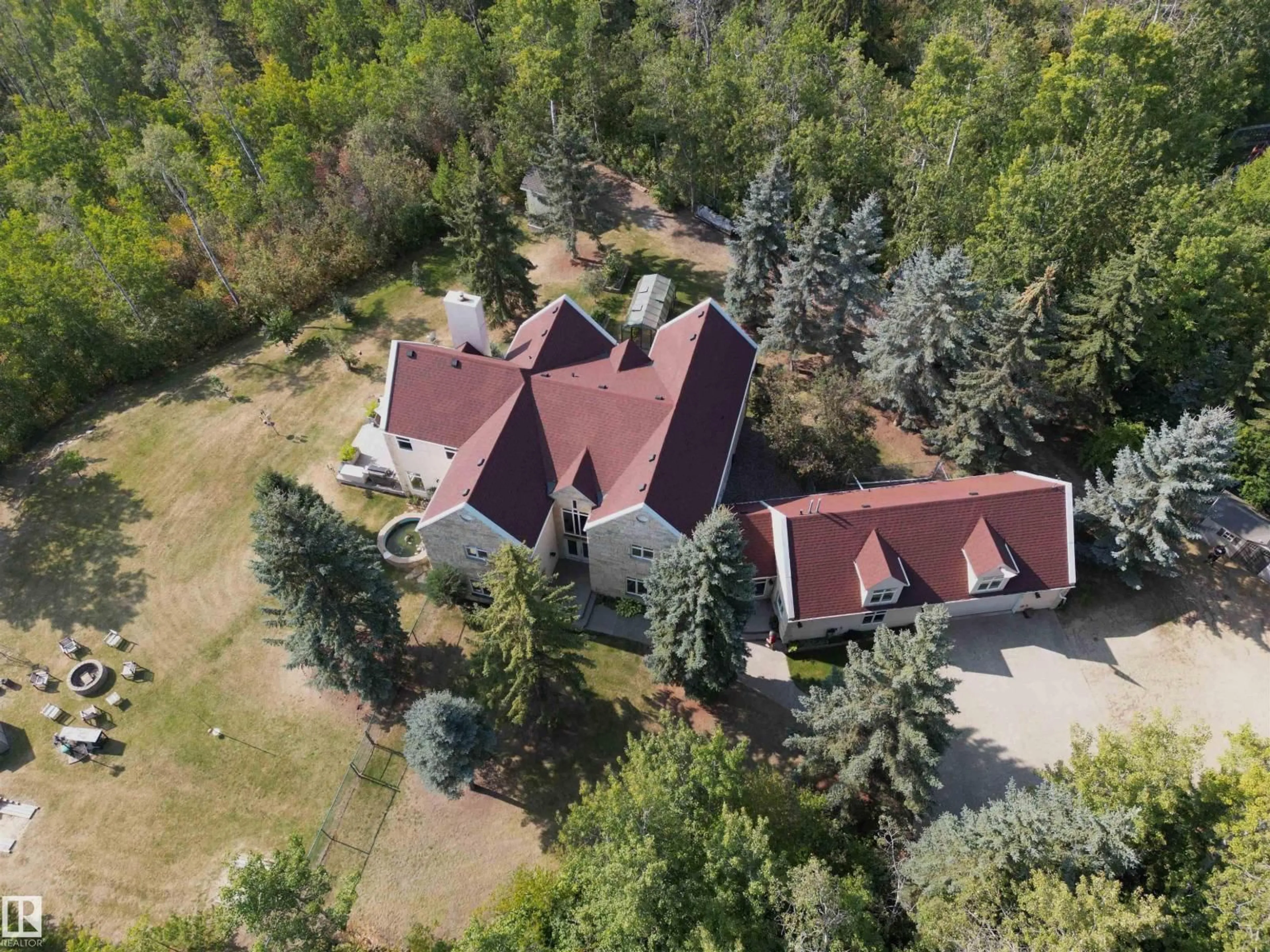 A pic from outside/outdoor area/front of a property/back of a property/a pic from drone, unknown for #12 - 27107 TWP ROAD 510, Rural Parkland County Alberta T7Y1H6