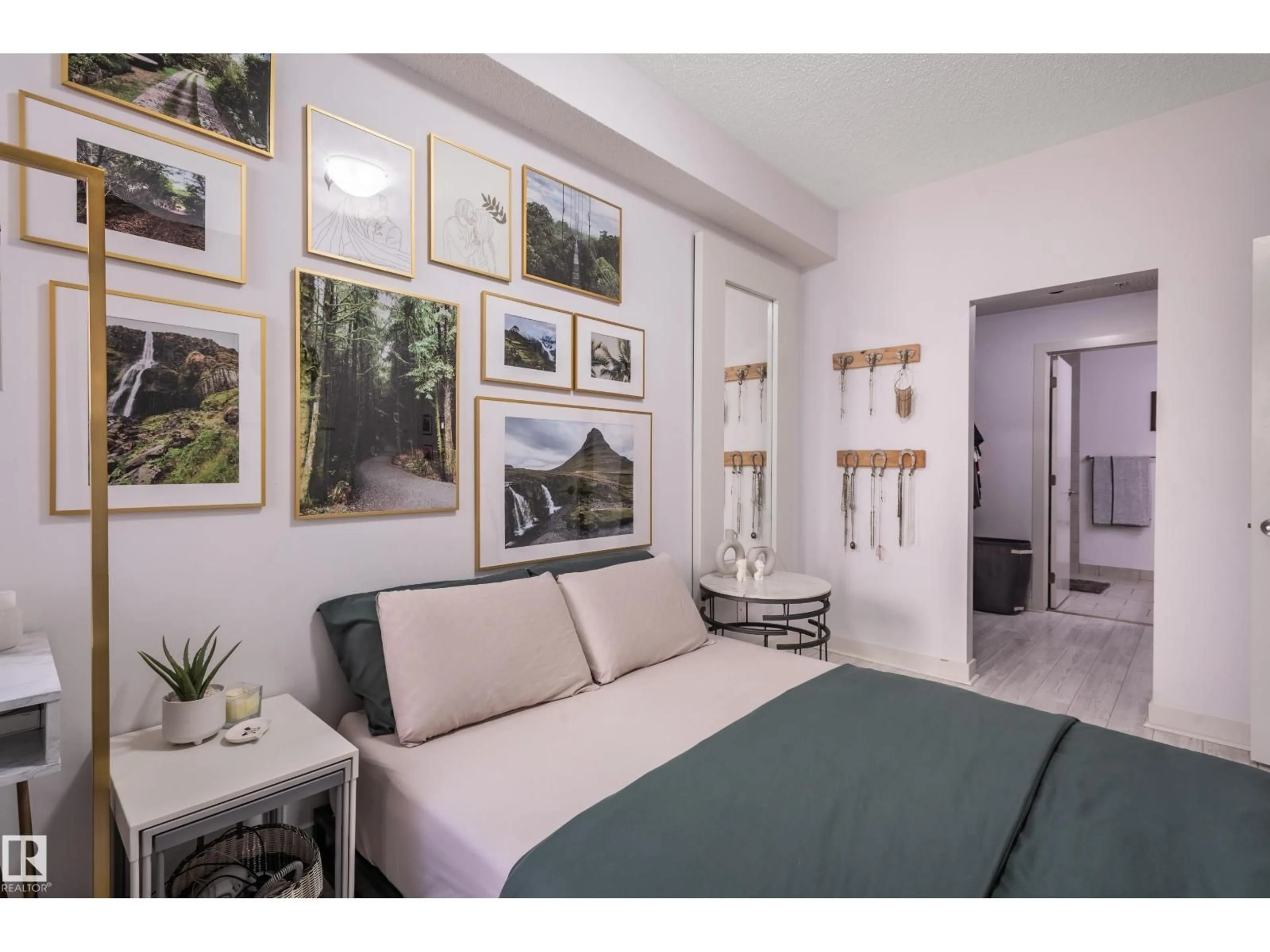 Bedroom with bed, unknown for #305 - 10523 123 ST, Edmonton Alberta T5N1N9