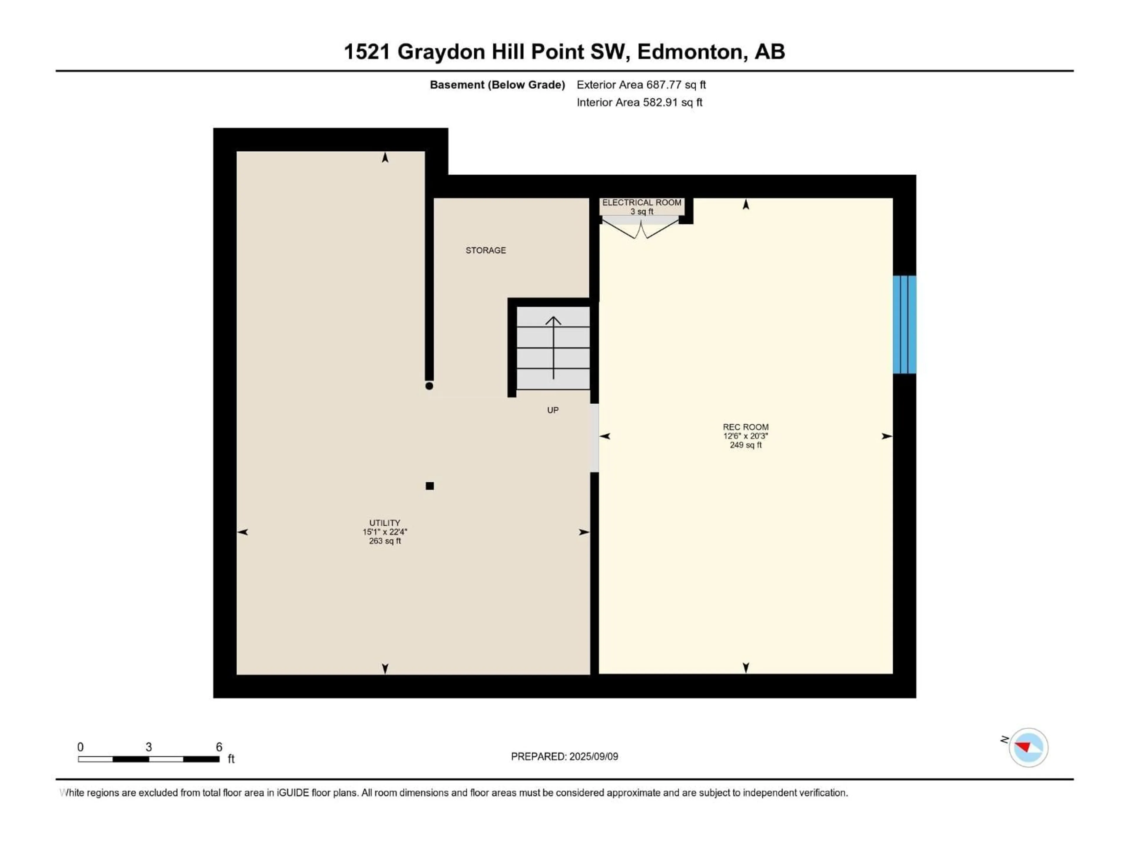 Floor plan for 1521 GRAYDON HILL PT, Edmonton Alberta T6W3C7