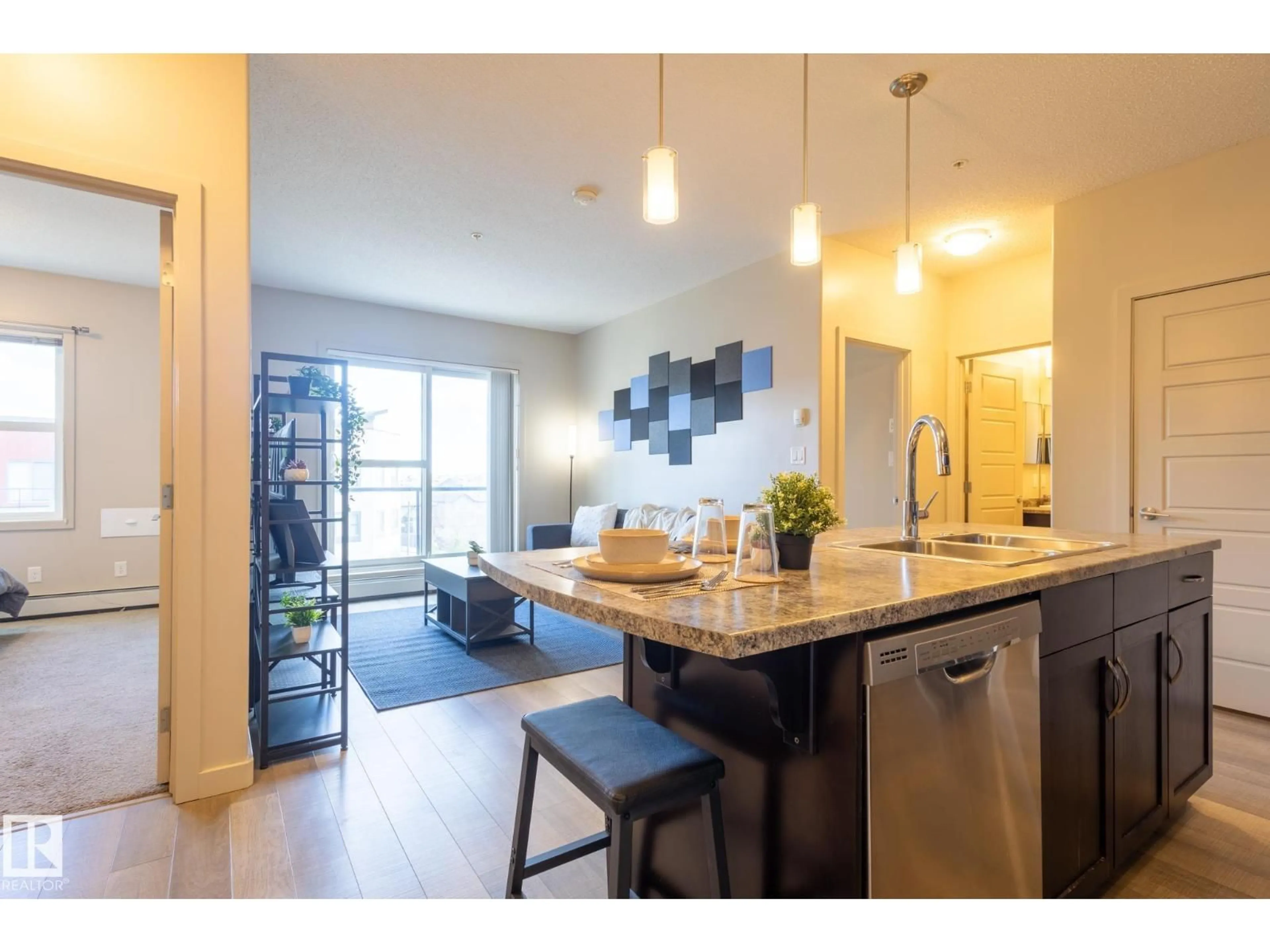 Open concept kitchen, unknown for 403 - 320 AMBLESIDE LI, Edmonton Alberta T6W2Z9