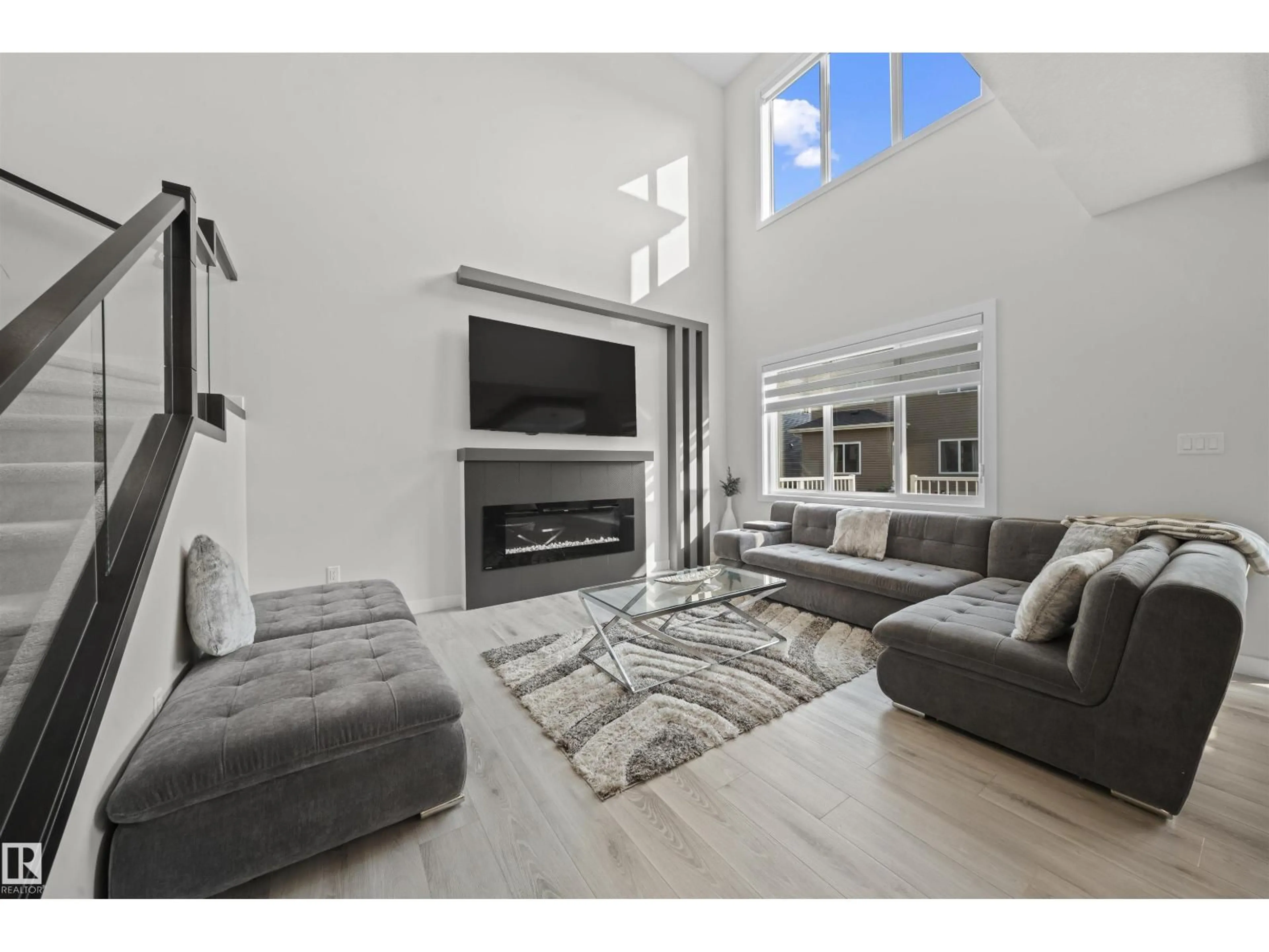 Living room with furniture, unknown for 460 ROBERTS CR, Leduc Alberta T9E1N4