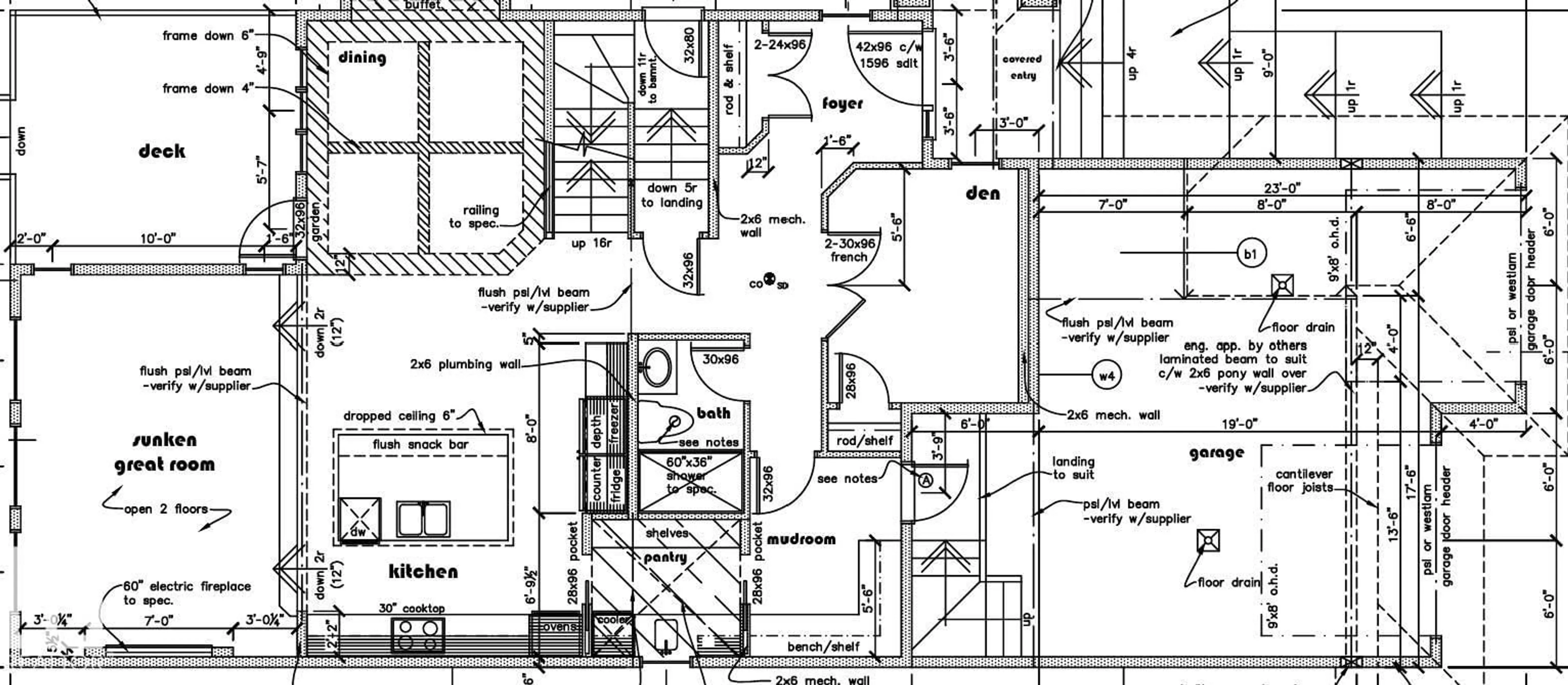 Floor plan for 17107 3 ST, Edmonton Alberta T5Y4G8
