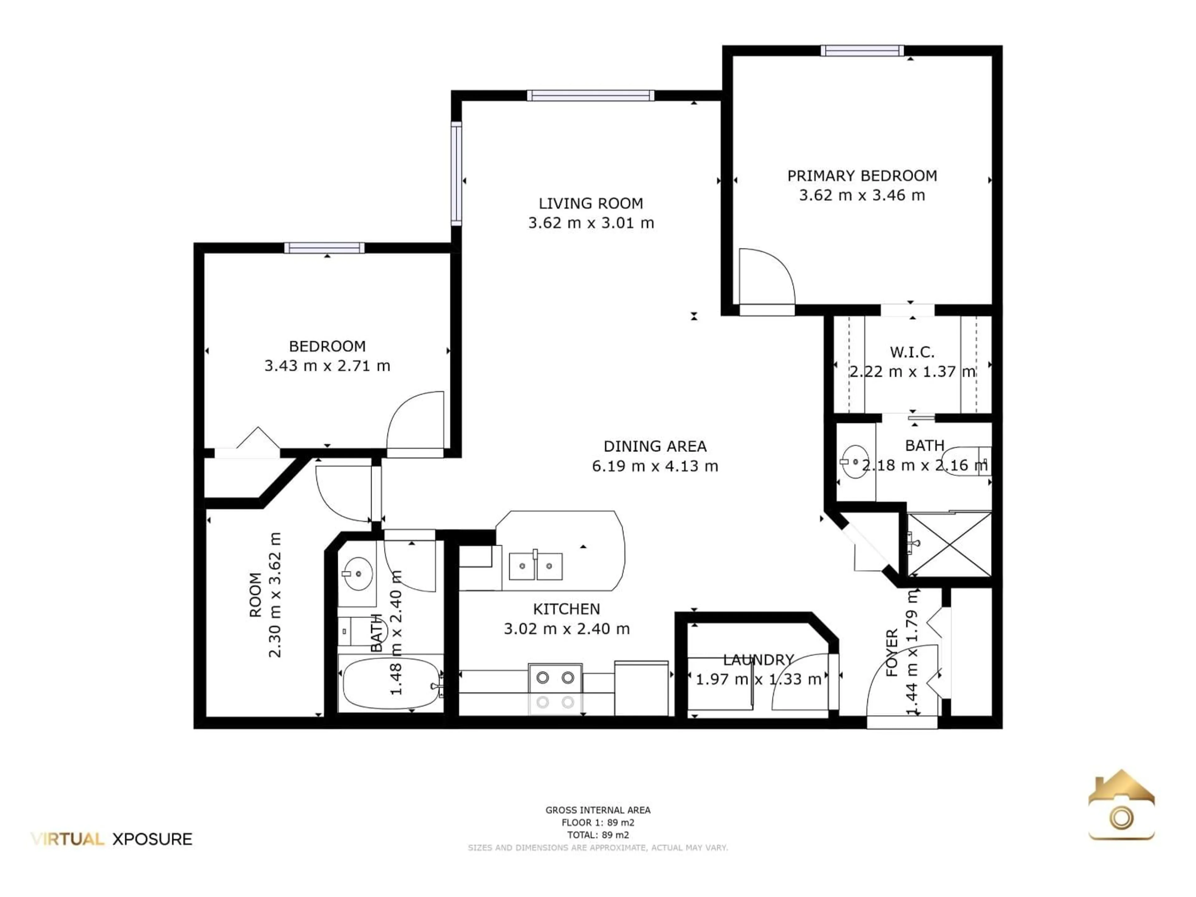 Floor plan for #435 - 16807 100 AV, Edmonton Alberta T5P4Z6