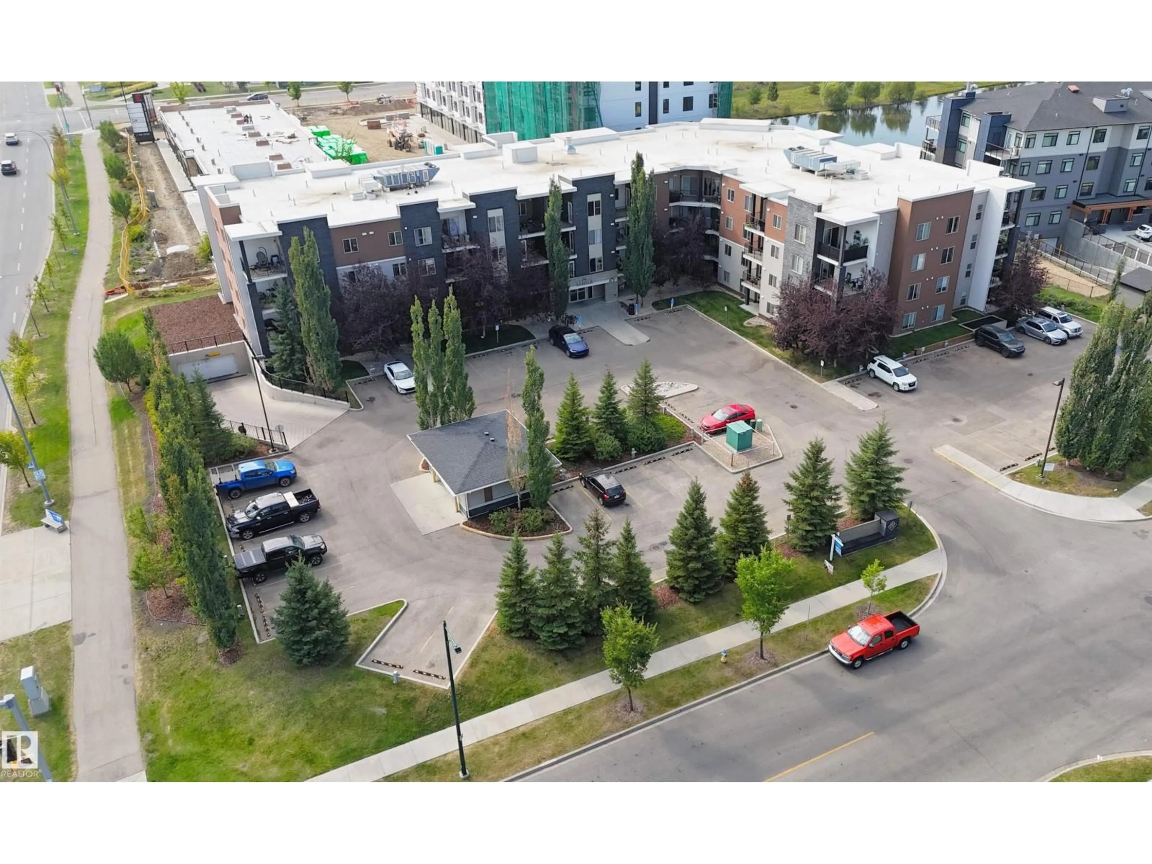A pic from outside/outdoor area/front of a property/back of a property/a pic from drone, unknown for #101 - 11803 22 AV, Edmonton Alberta T6W2R9