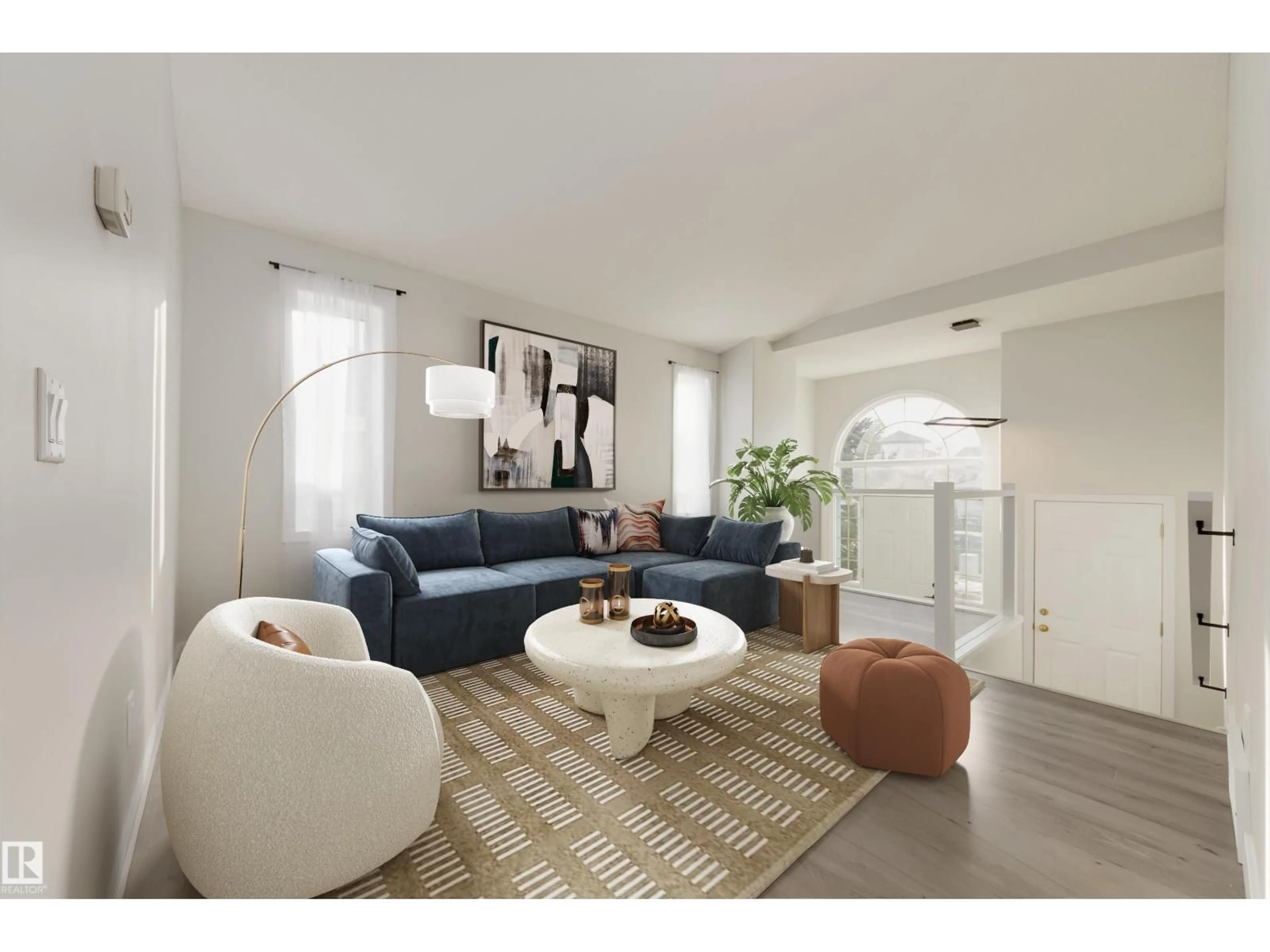 Living room with furniture, unknown for 4147 37A AV, Edmonton Alberta T6L7C2