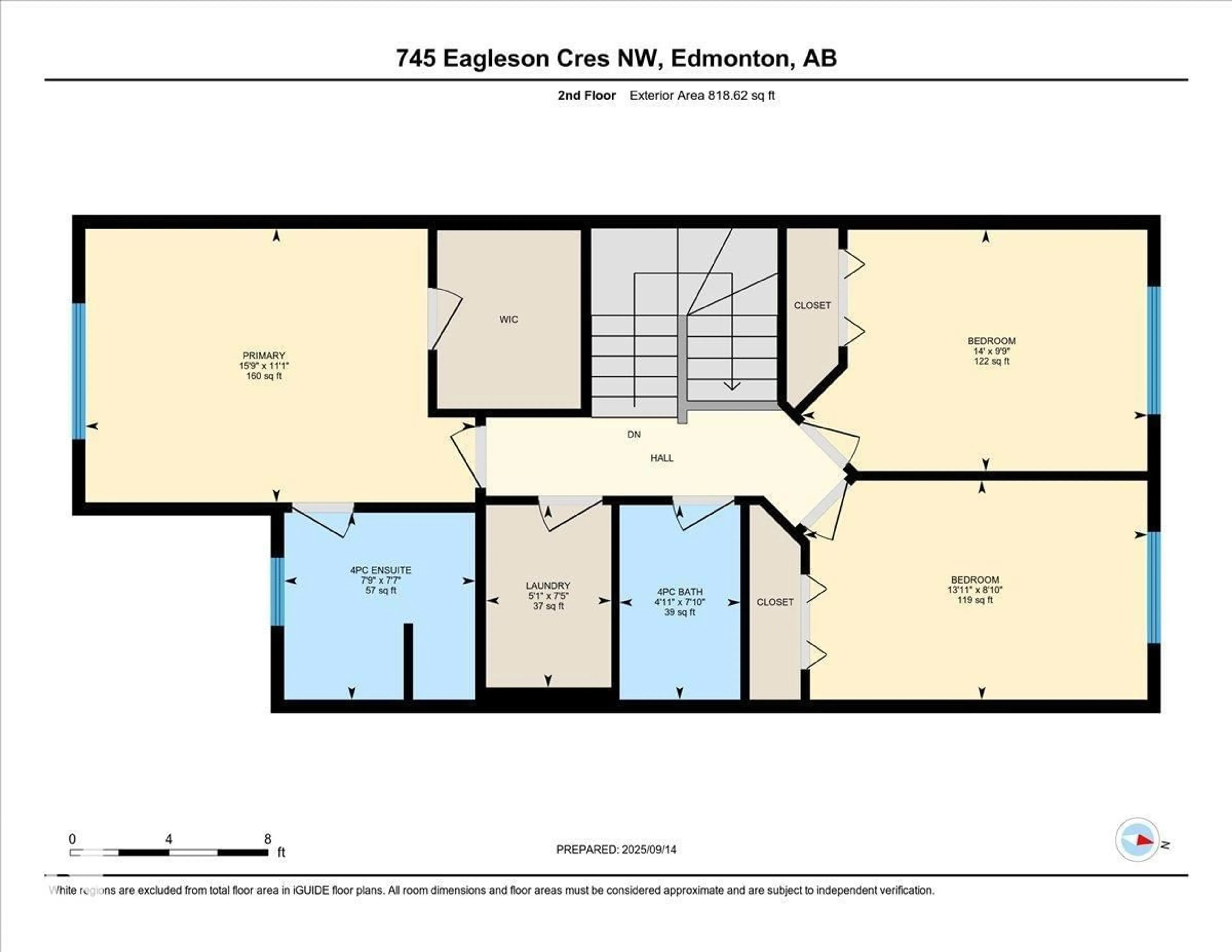 Floor plan for 745 EAGLESON CR, Edmonton Alberta T6M0V2