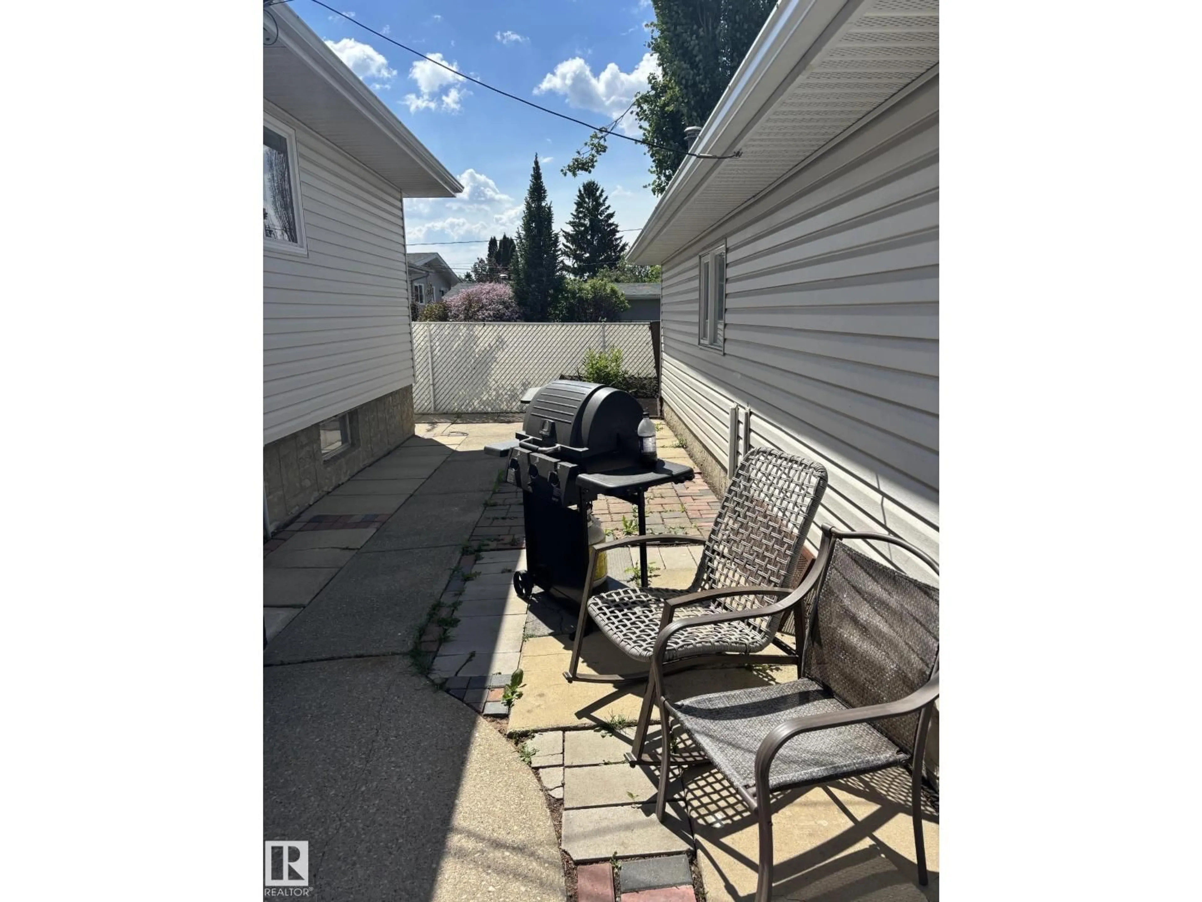 Patio, water/lake/river/ocean view for NW - 14220 57 ST, Edmonton Alberta T5A1M7