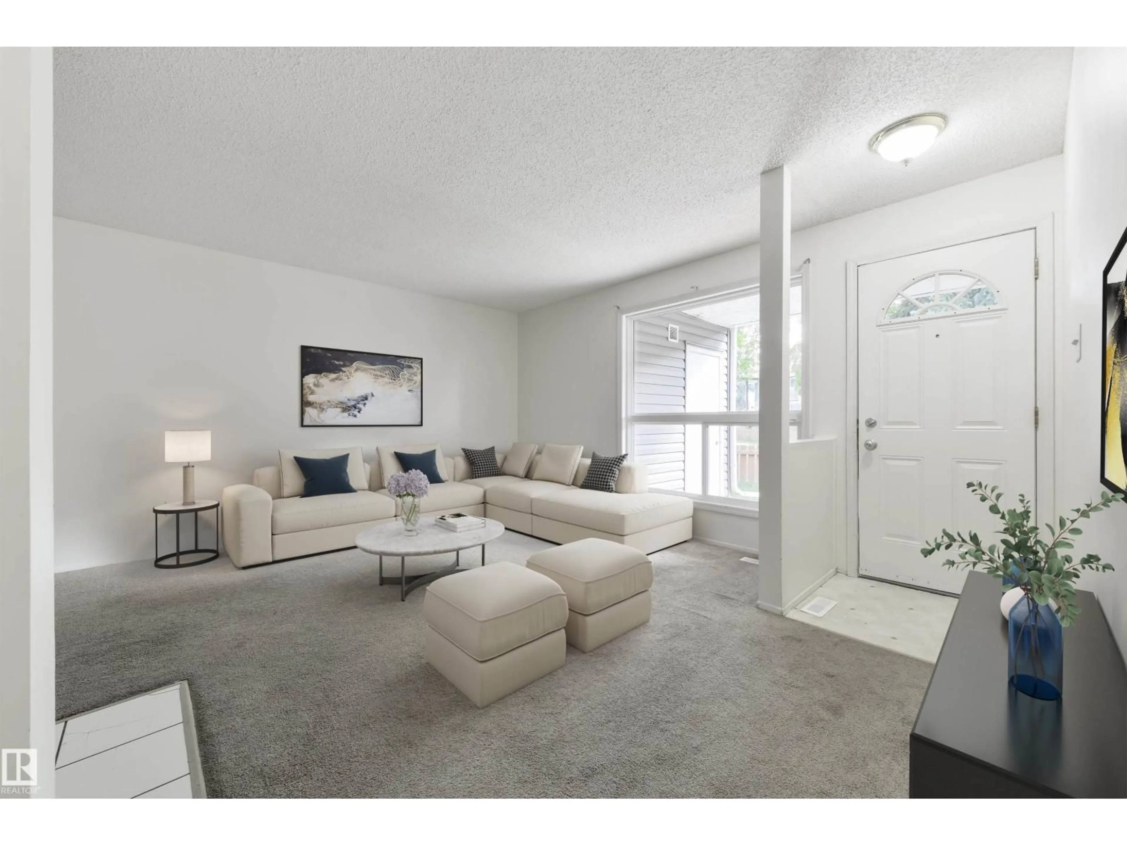 Living room with furniture, unknown for #52 - 3111 142 AV, Edmonton Alberta T5Y2H6
